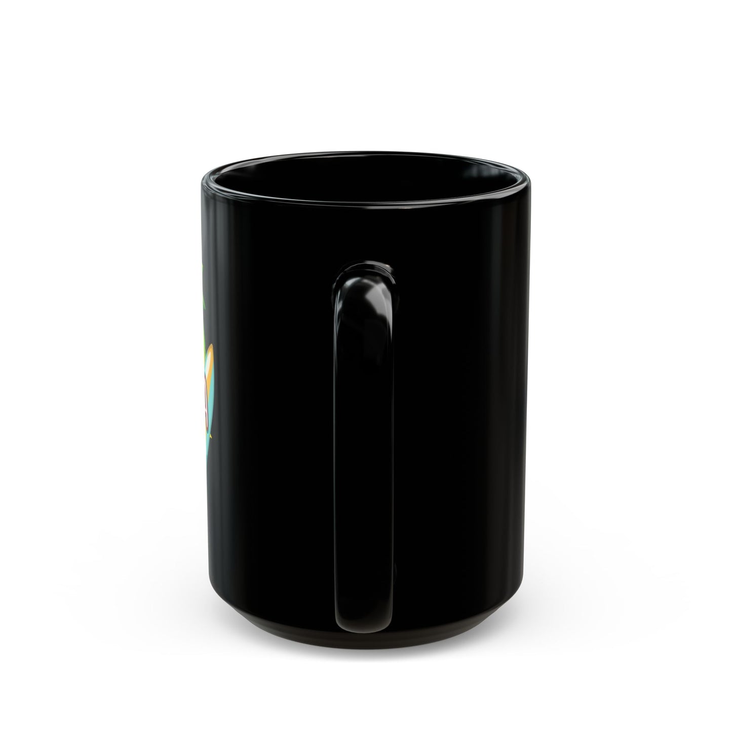 Family Vacation Retro Sunset Florida Pensacola Beach - Black Mug