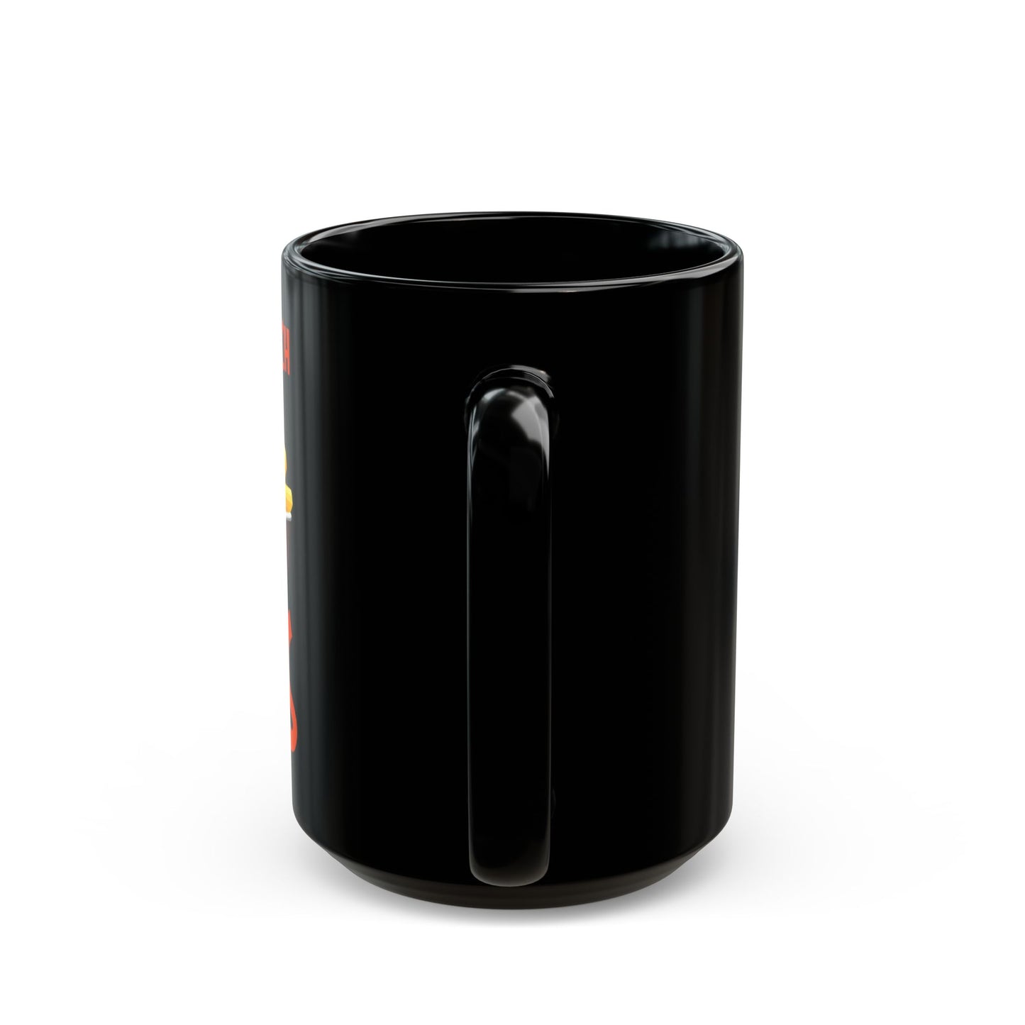 I Speak French Fries Women Cartoon Food Cute Merci - Black Mug