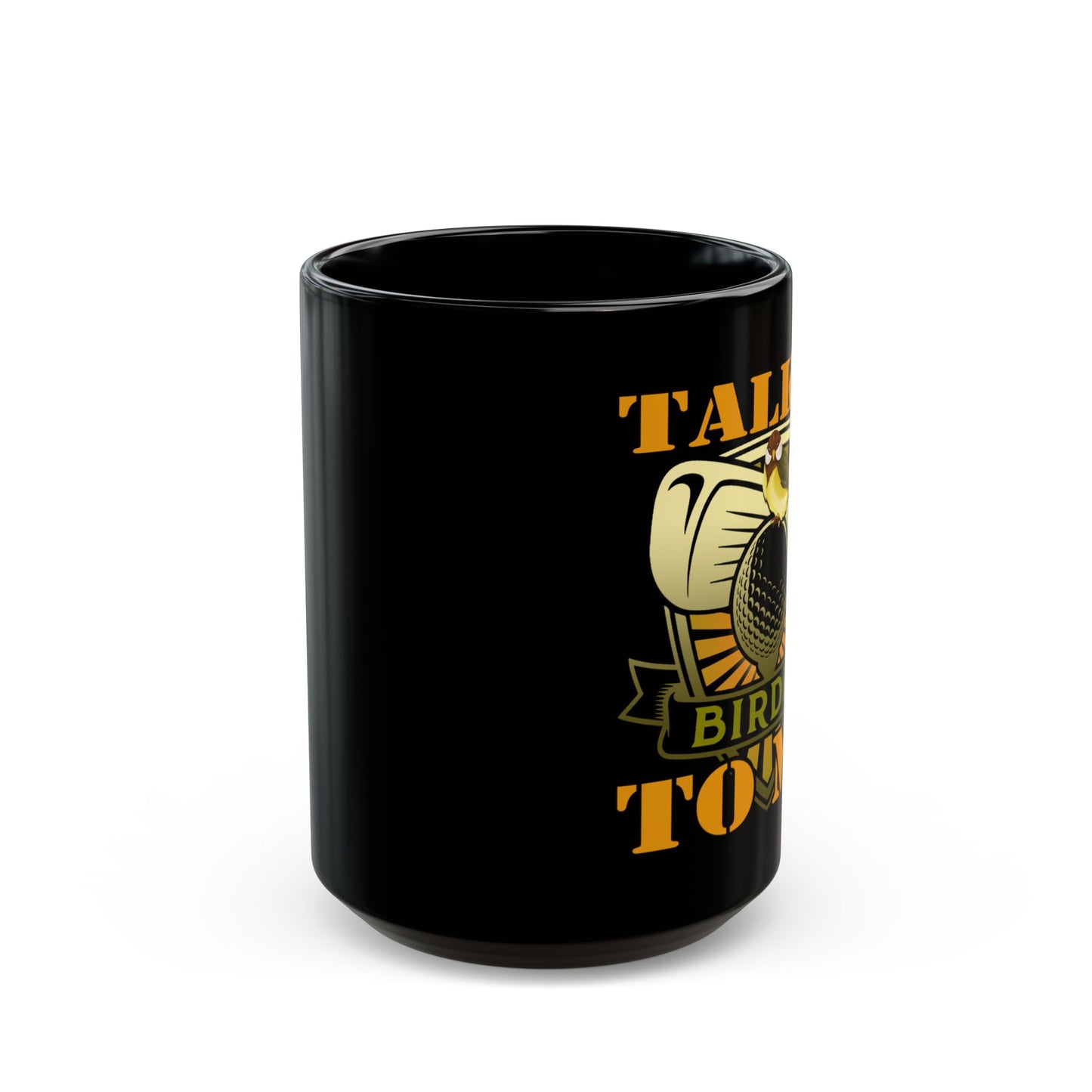 Talk Birdie To Me   Funny Golf Player Pun Golfer - Black Mug
