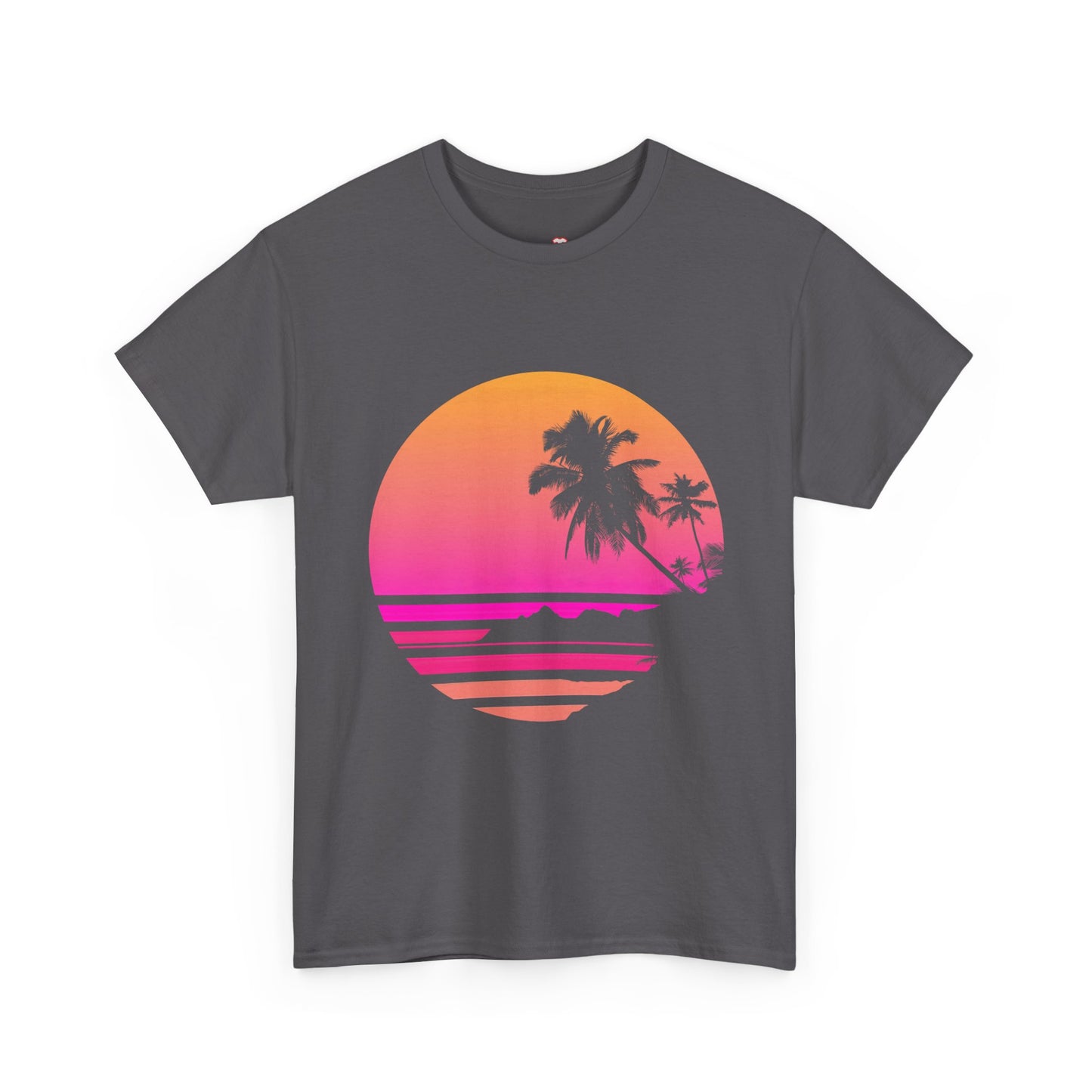 Palm Tree Shirt Tropical Beach Vintage Retro Style 70S 80S - Unisex T-Shirt