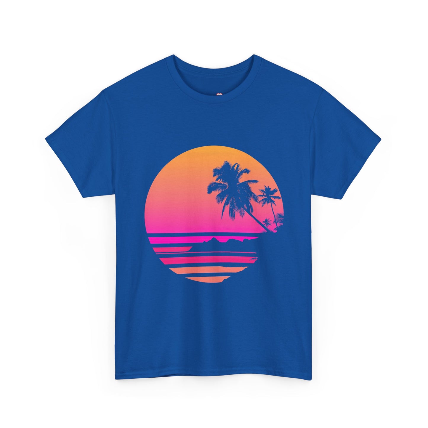 Palm Tree Shirt Tropical Beach Vintage Retro Style 70S 80S - Unisex T-Shirt
