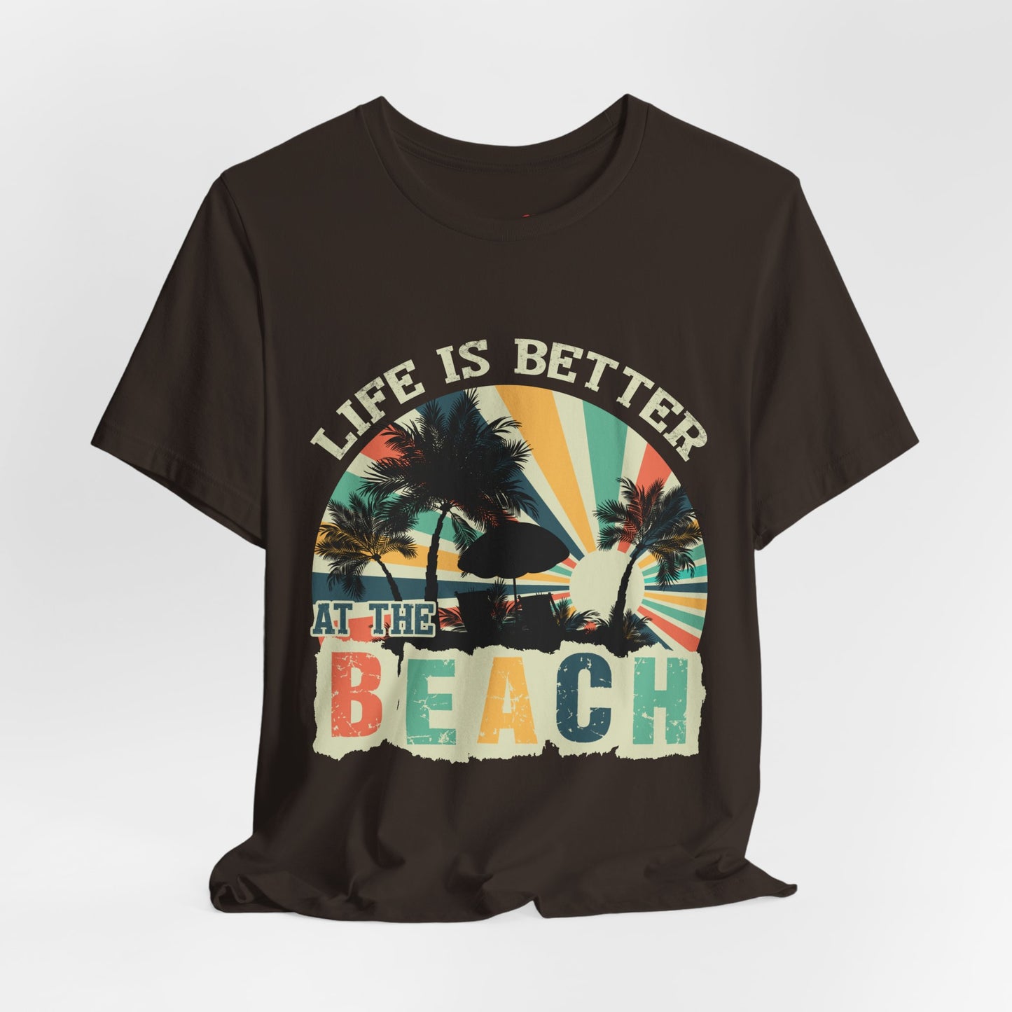 Life Is Better At The Beach Retro Summer T-shirt