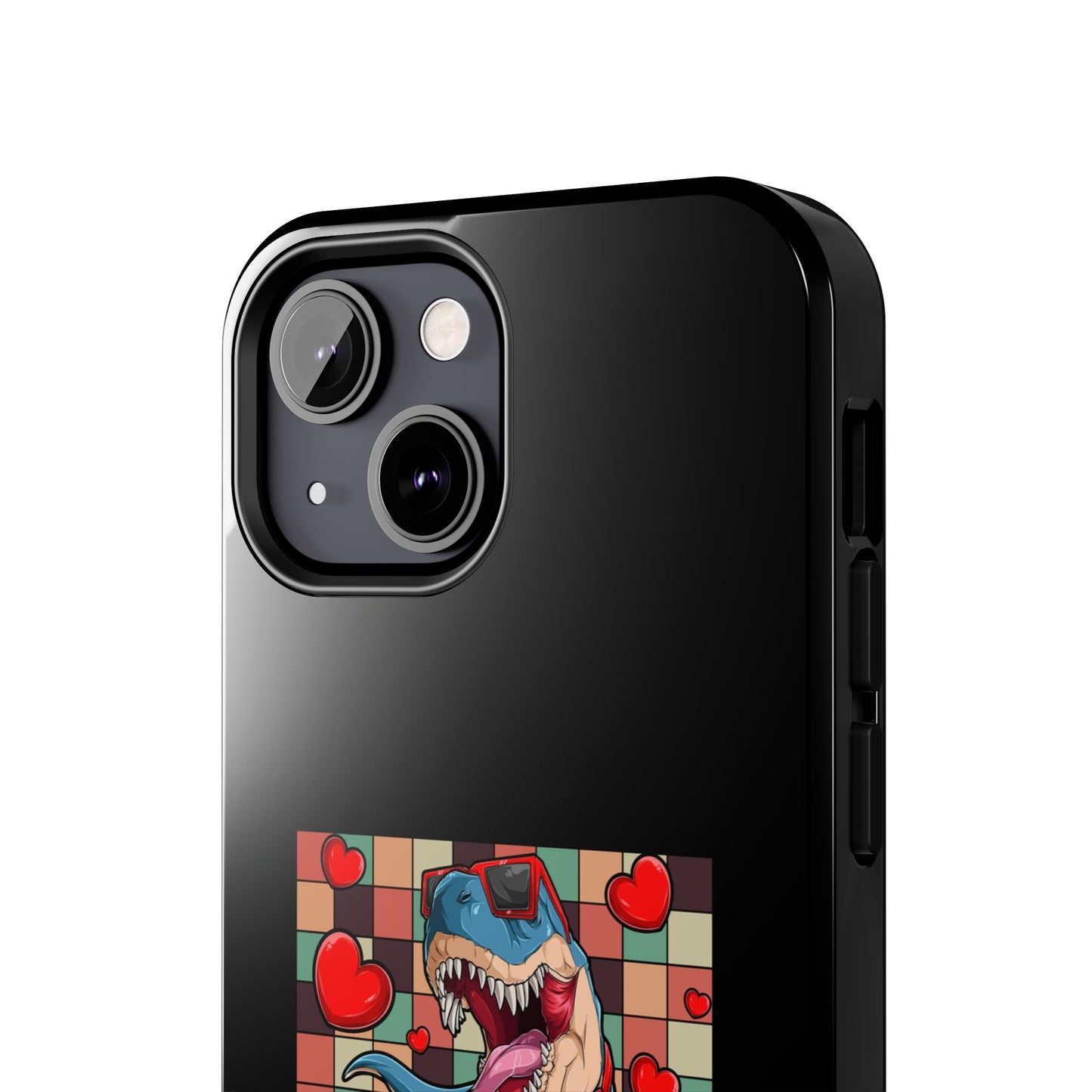 'Lovesaurus' Cute T-Rex Valentine Design - Tough Phone Case