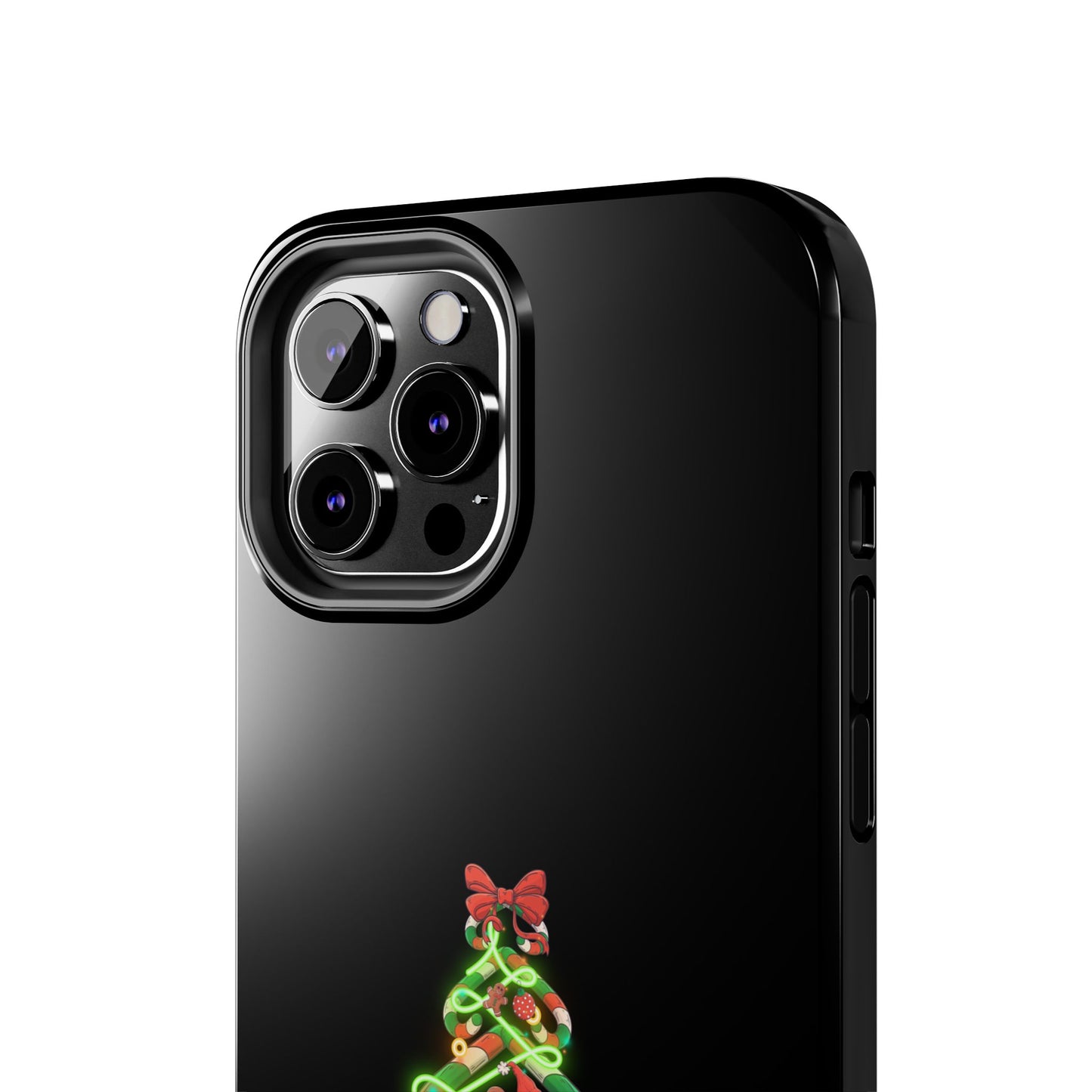 Christmas Candy Cane Xmas Tree Light Gifts - Tough Phone Case