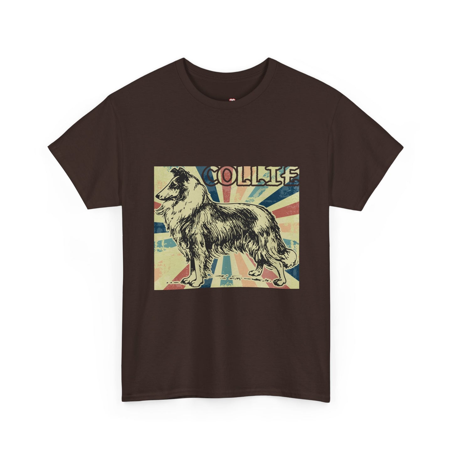 Smooth Collie Vintage Style Dog - Unisex T-Shirt
