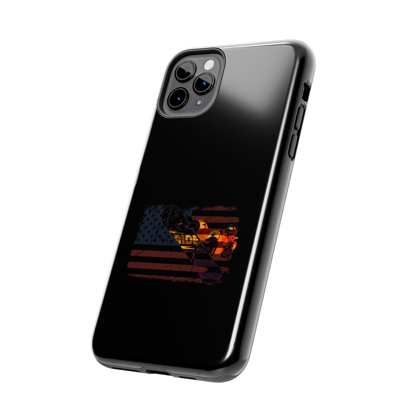 American Flag Camouflage Snowboarding Snowboarder Snowboard Tough Phone Case