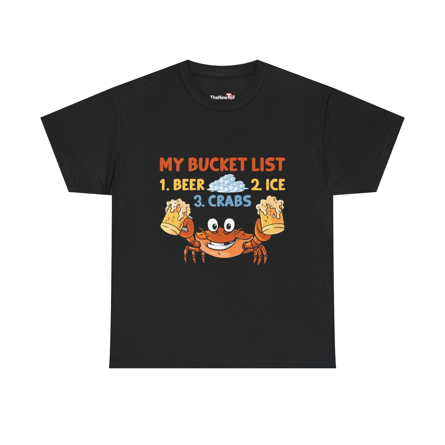 Crab Boil Gift Seafood Bucket List Beer Ice Crabs - Unisex T-Shirt