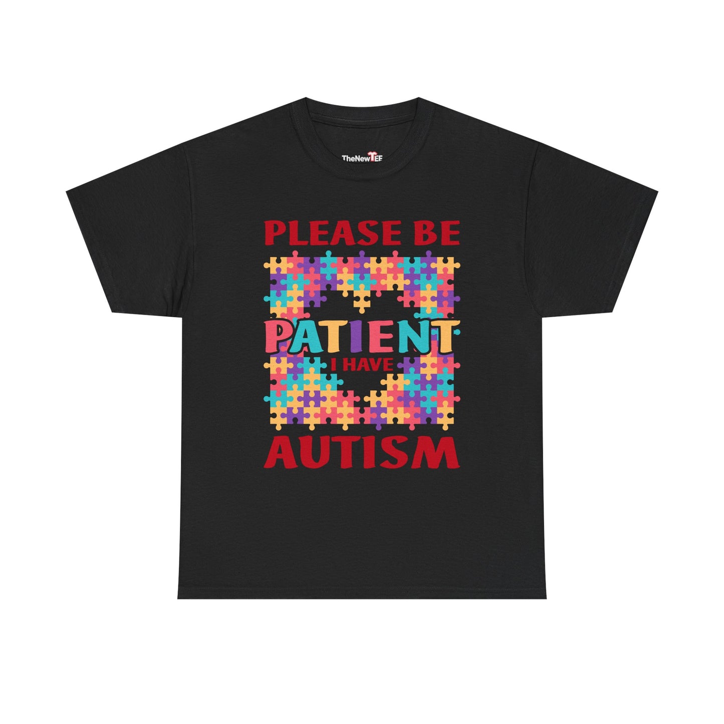 Please Be Patient I Have Autism Puzzle Hand Gift - Unisex T-Shirt