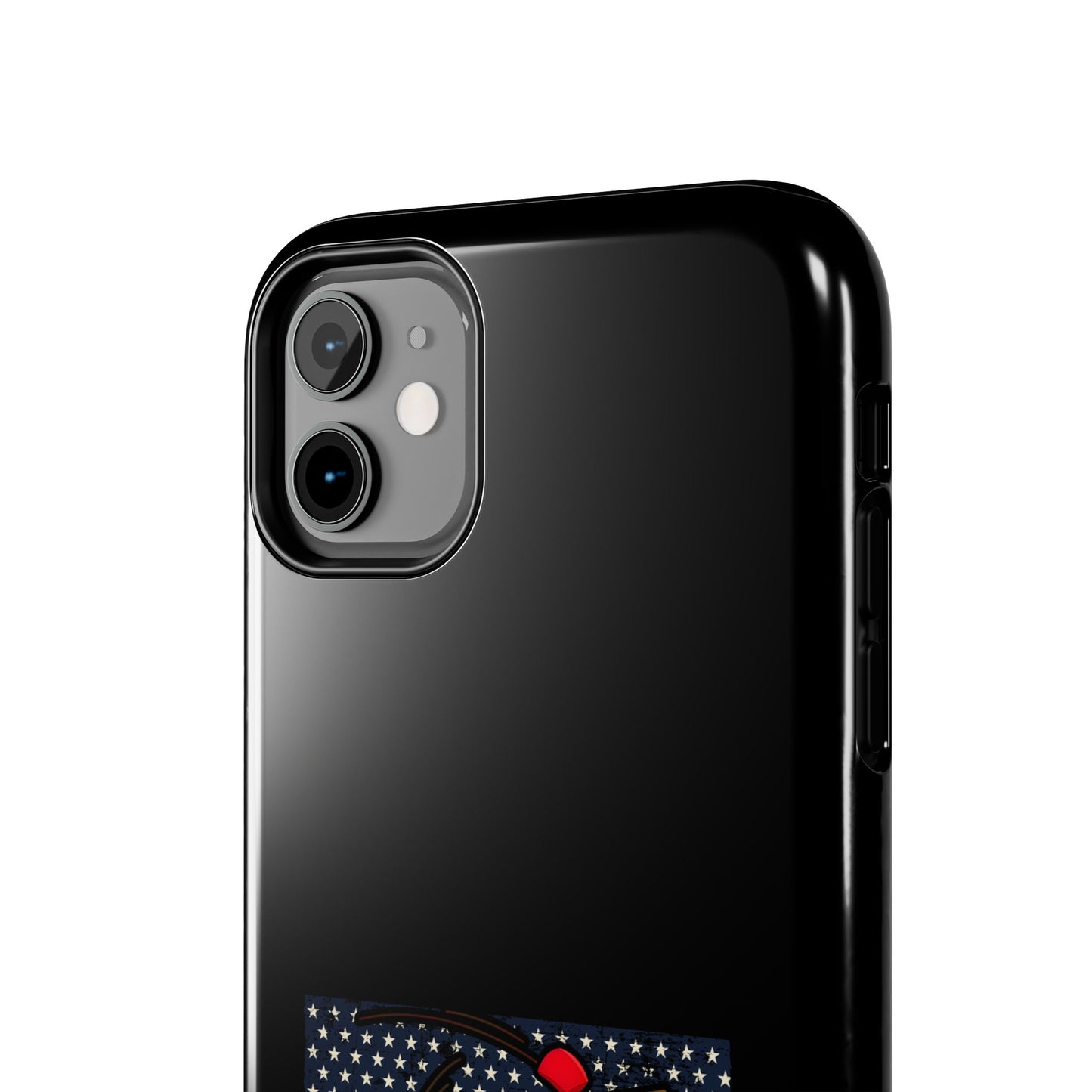 American Flag Cornhole - Rex Valentine Design - Tough Phone Case