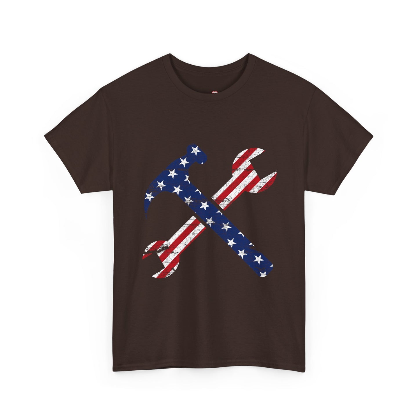 American Flag Ironworker And Tools - Unisex T-Shirt