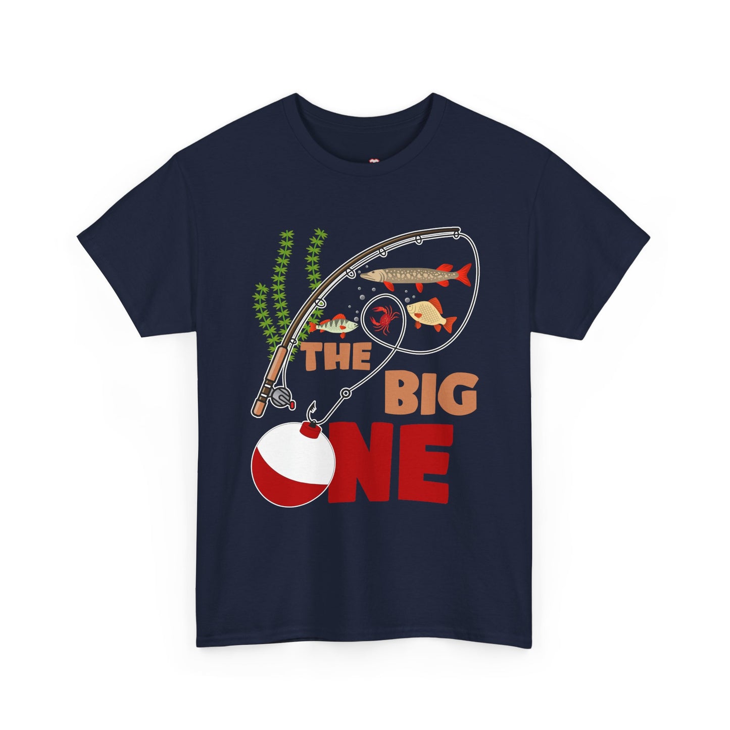 Kids Fishing The Big One Year 1St First Birthday Little Fisherman - Unisex T-Shirt