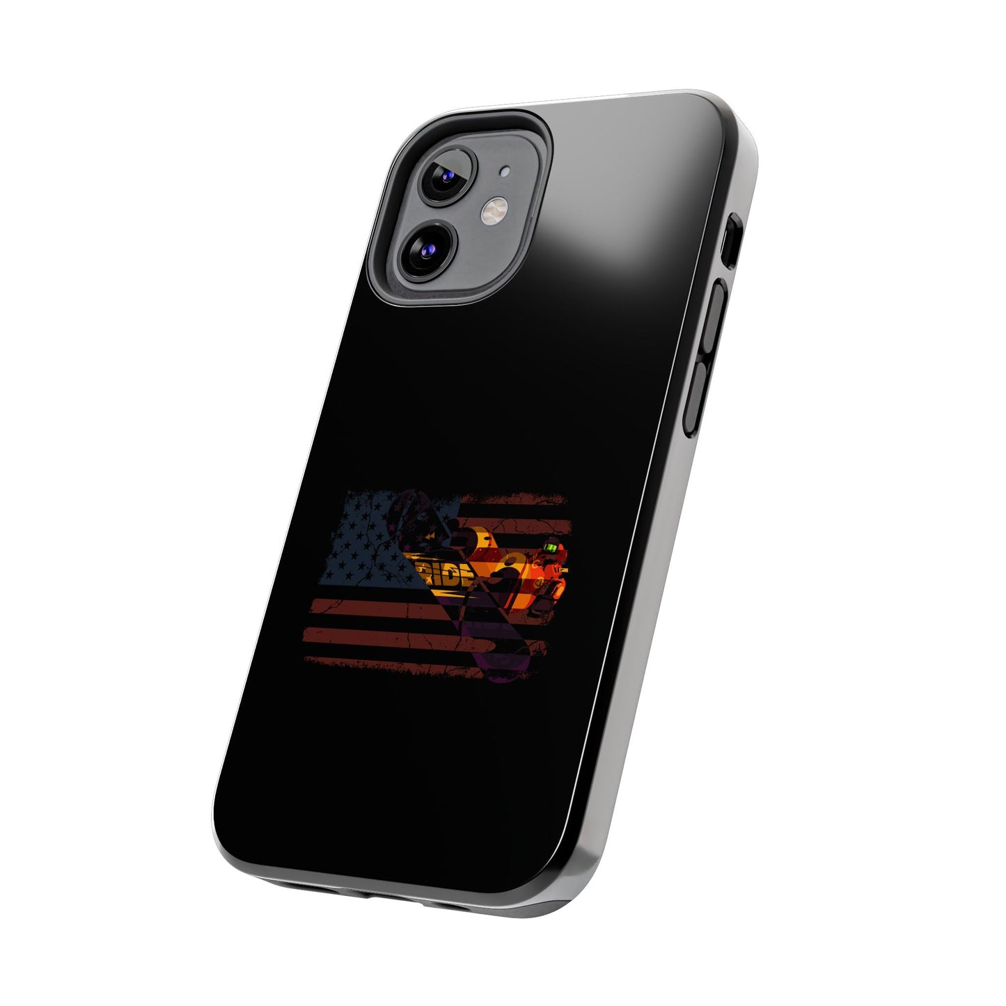 American Flag Camouflage Snowboarding Snowboarder Snowboard Tough Phone Case