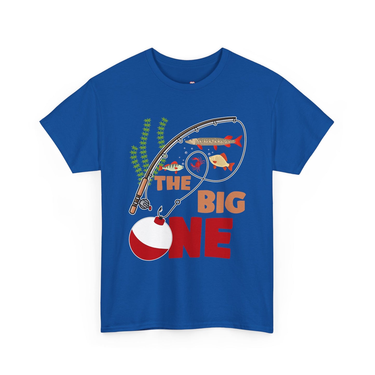 Kids Fishing The Big One Year 1St First Birthday Little Fisherman - Unisex T-Shirt