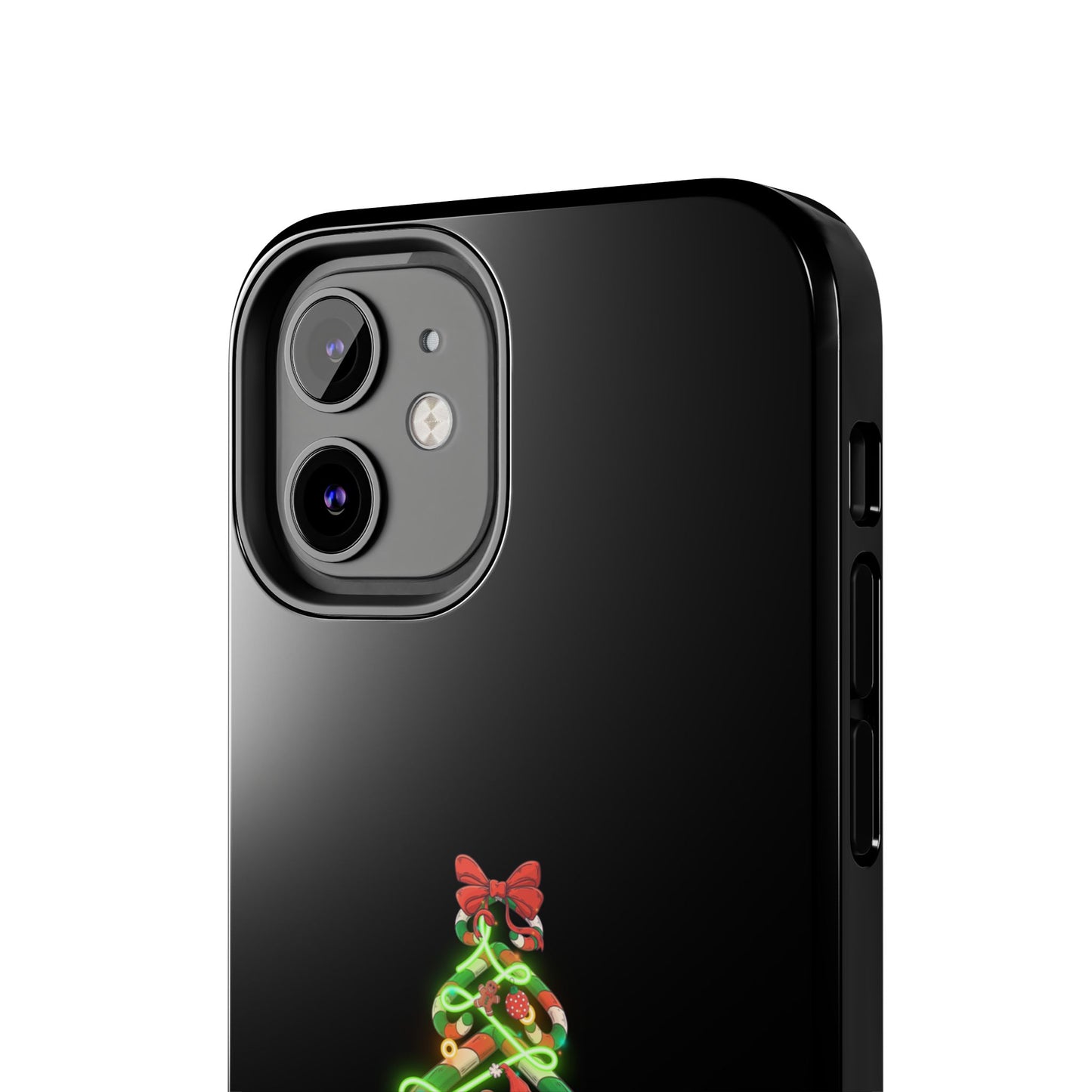 Christmas Candy Cane Xmas Tree Light Gifts - Tough Phone Case