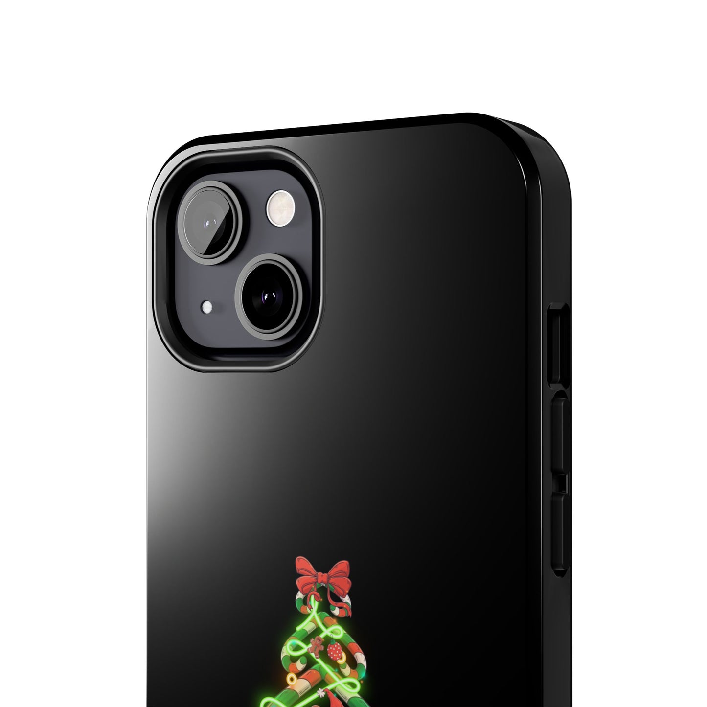 Christmas Candy Cane Xmas Tree Light Gifts - Tough Phone Case