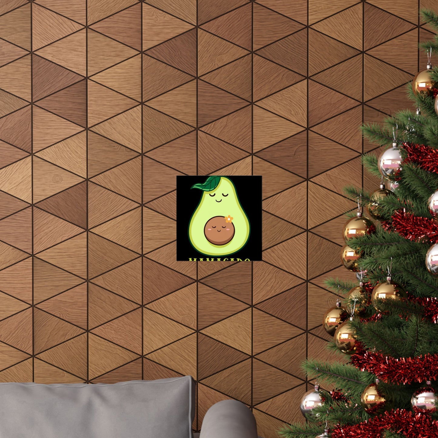 Mamacado Pregnant Avocado Pregnancy Announcement Avocado - Wall Art