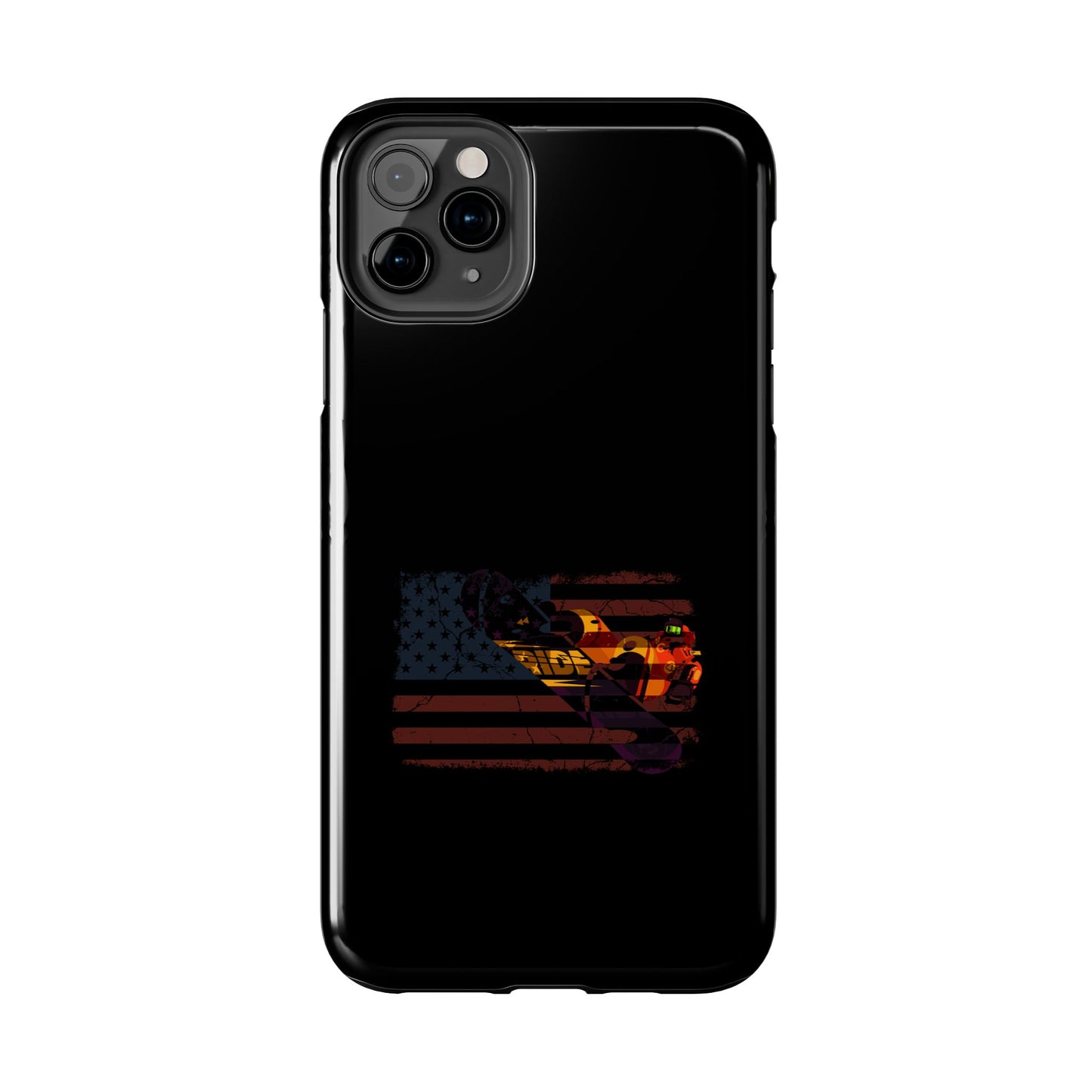 American Flag Camouflage Snowboarding Snowboarder Snowboard Tough Phone Case