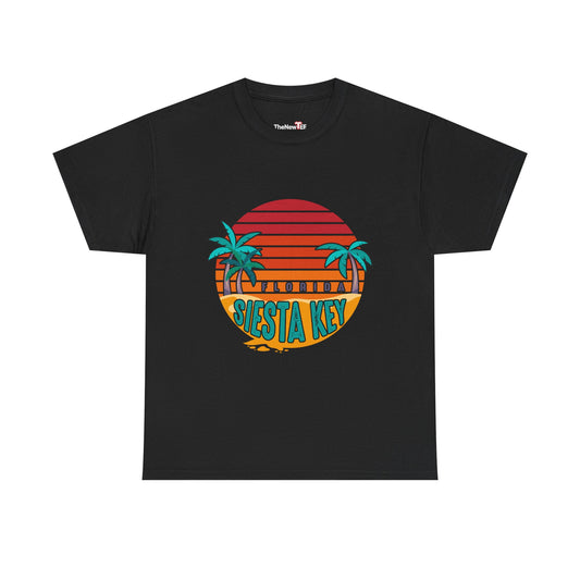 Siesta Key Beach Florida Fl Vintage Vaporwave Retro 80S - Unisex T-Shirt