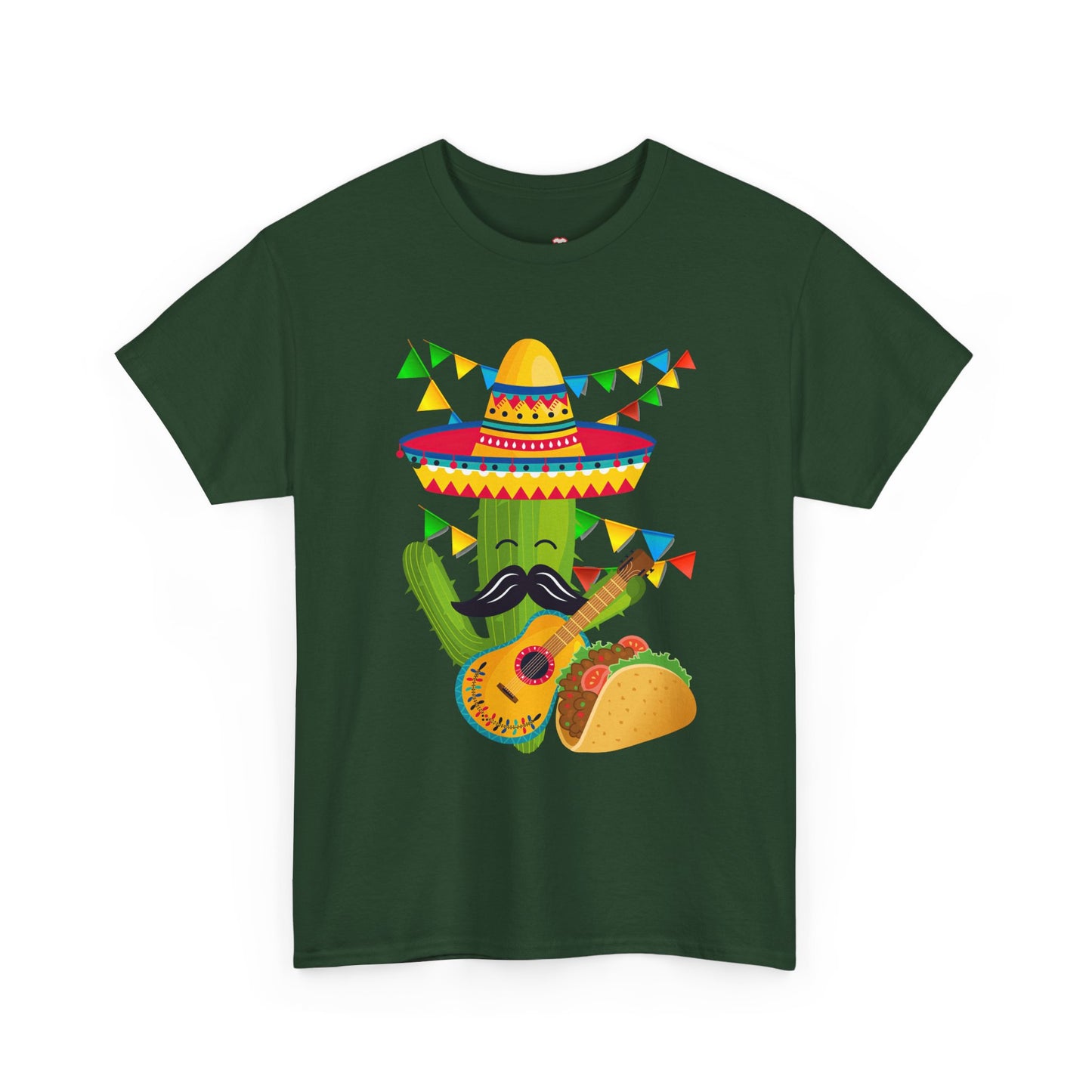 Guitar Mexico Fiesta Cactus Guitarist Sombrero Cinco De Mayo - Unisex T-Shirt