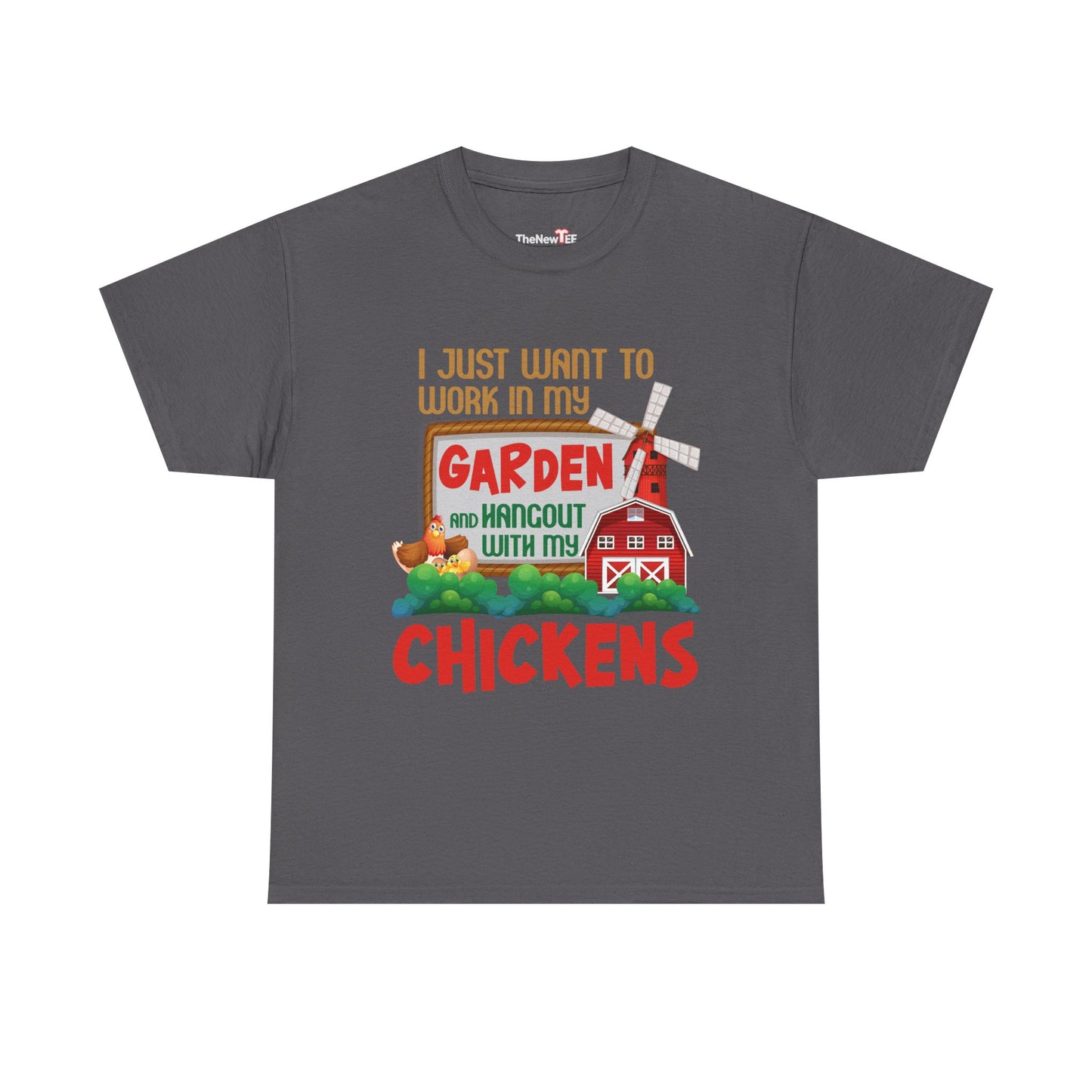 Farm Bird Chicken Funny Gardener Gift Farmer Gardening - Unisex T-Shirt