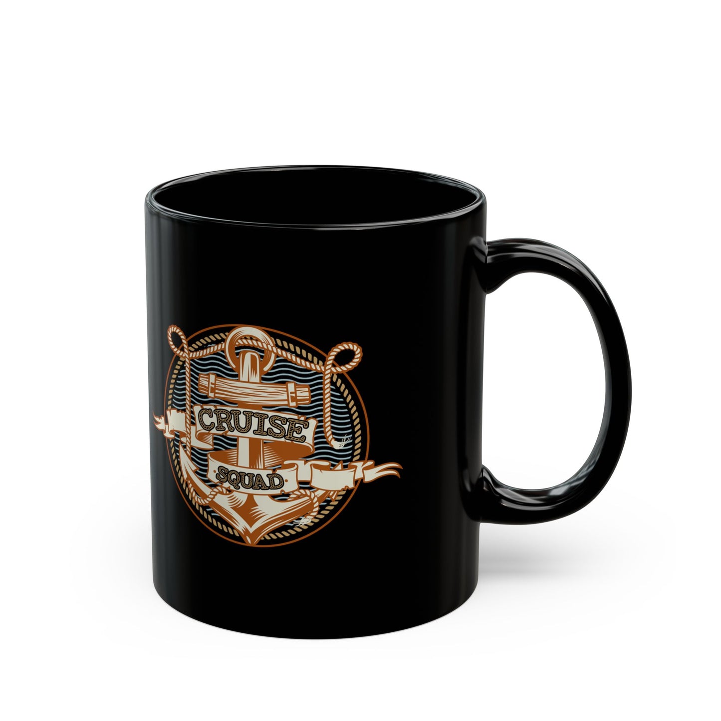 Cruise Squad Family Cruise Vacation - Black Mug