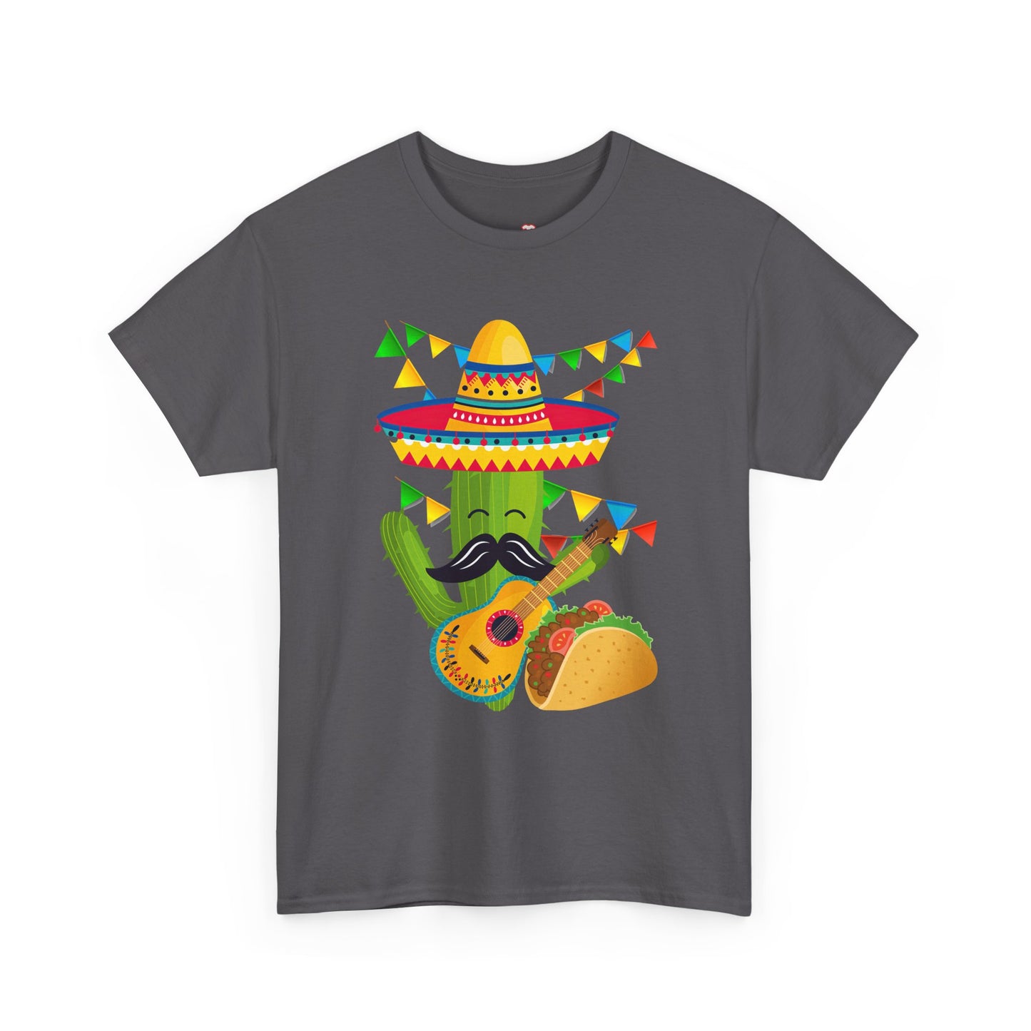 Guitar Mexico Fiesta Cactus Guitarist Sombrero Cinco De Mayo - Unisex T-Shirt