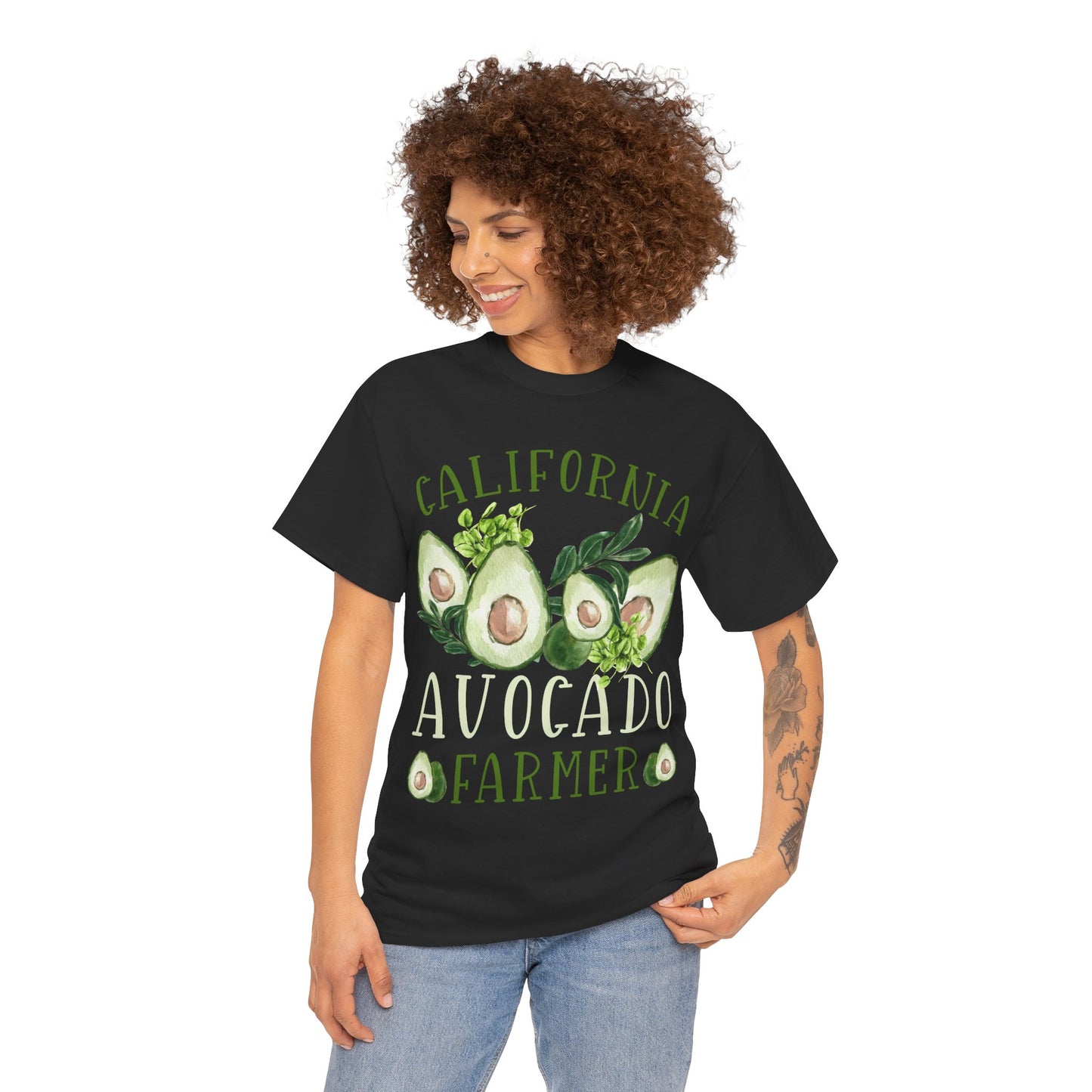Vegan Food And Avocado Lover Or Guacamole Or Avocado Farmer - Unisex Graphic T-Shirt