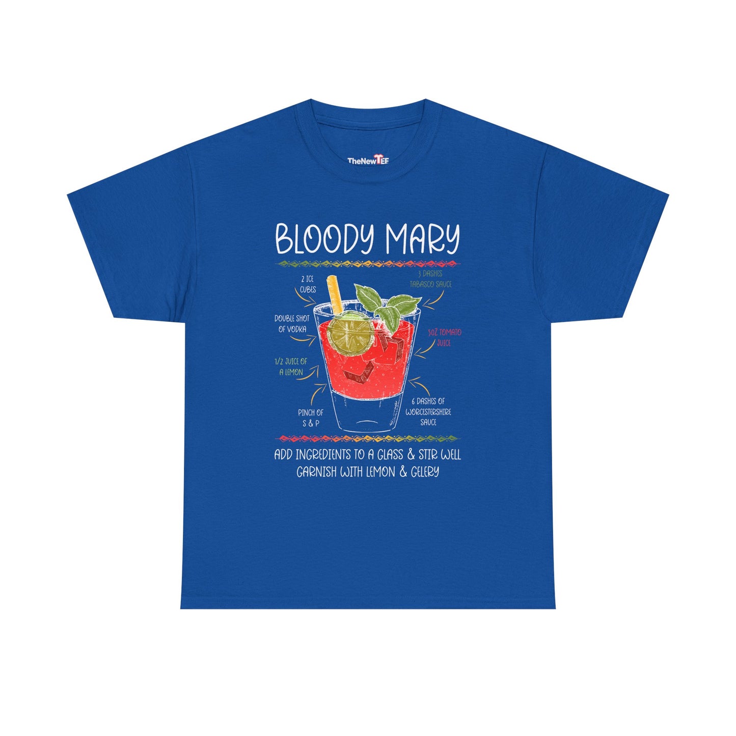 Bloody Mary Recipe Barkeeper Gift Barman - Unisex T-Shirt