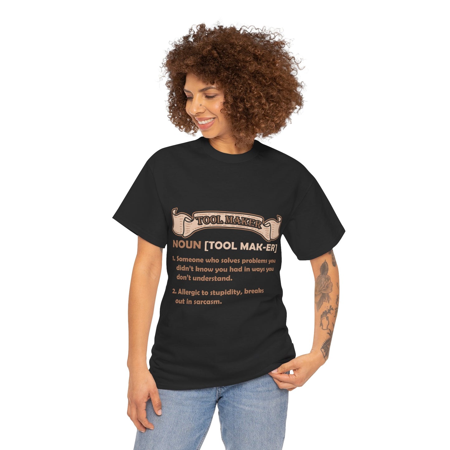 Tool Maker Definition Funny Sarcasm Engineer Problem Solver Shirt