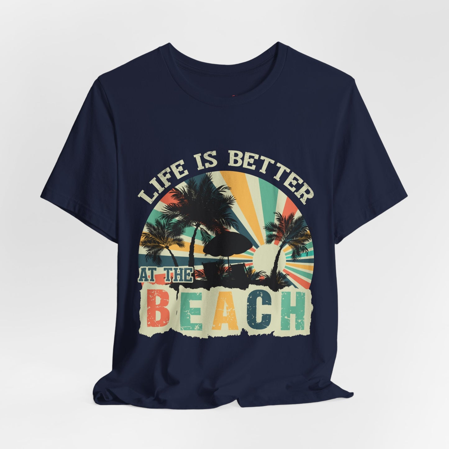 Life Is Better At The Beach Retro Summer T-shirt