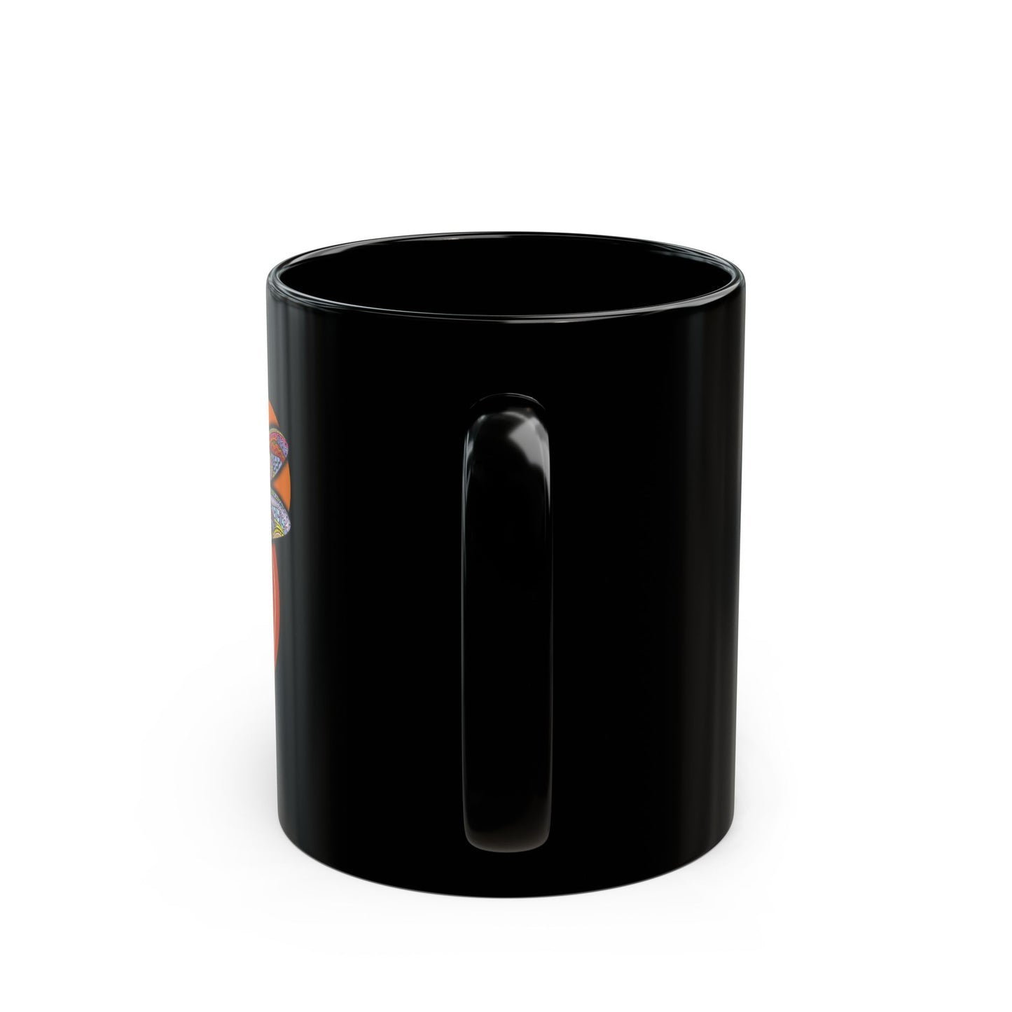 Animal Gift Retro Dragonfly - Black Mug