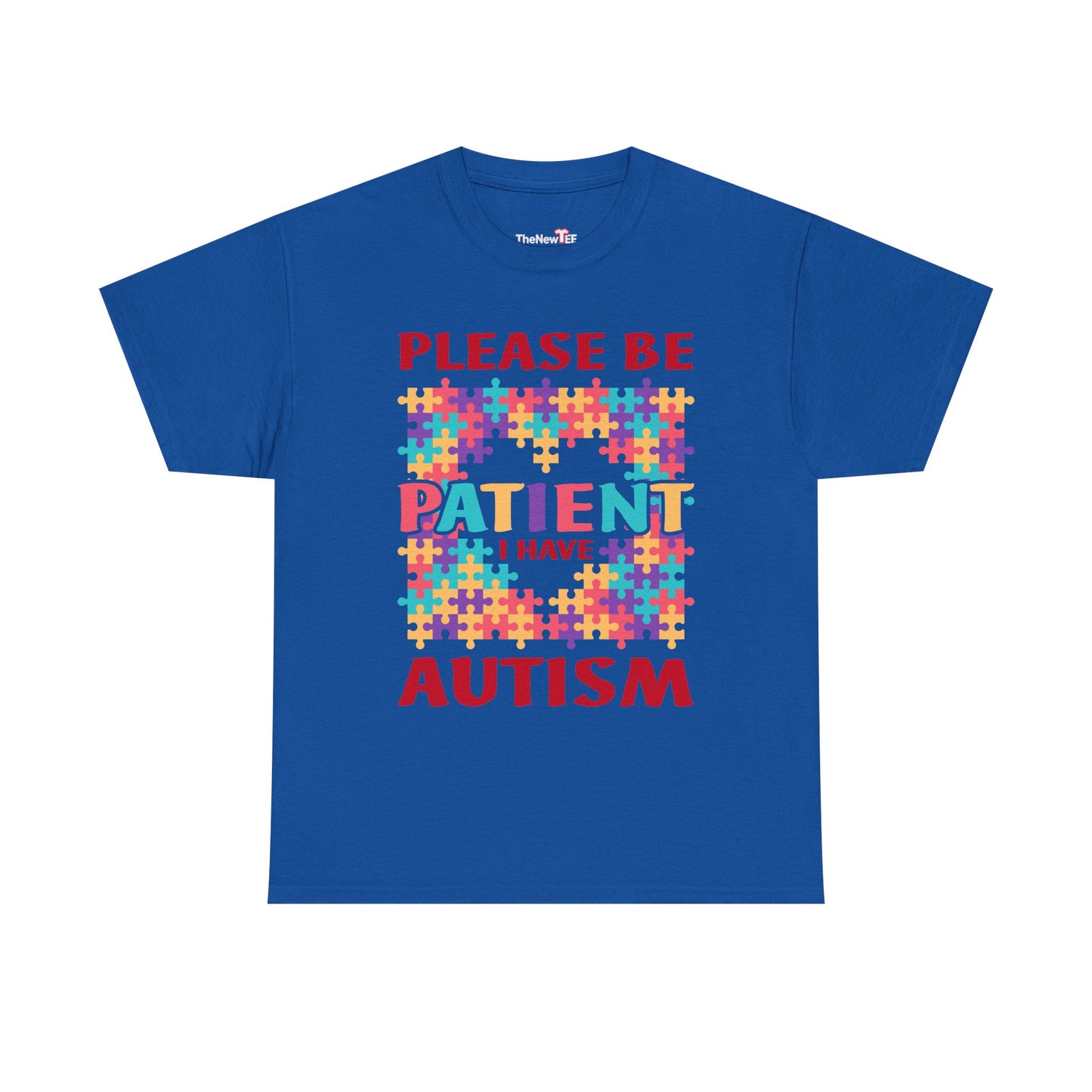 Please Be Patient I Have Autism Puzzle Hand Gift - Unisex T-Shirt