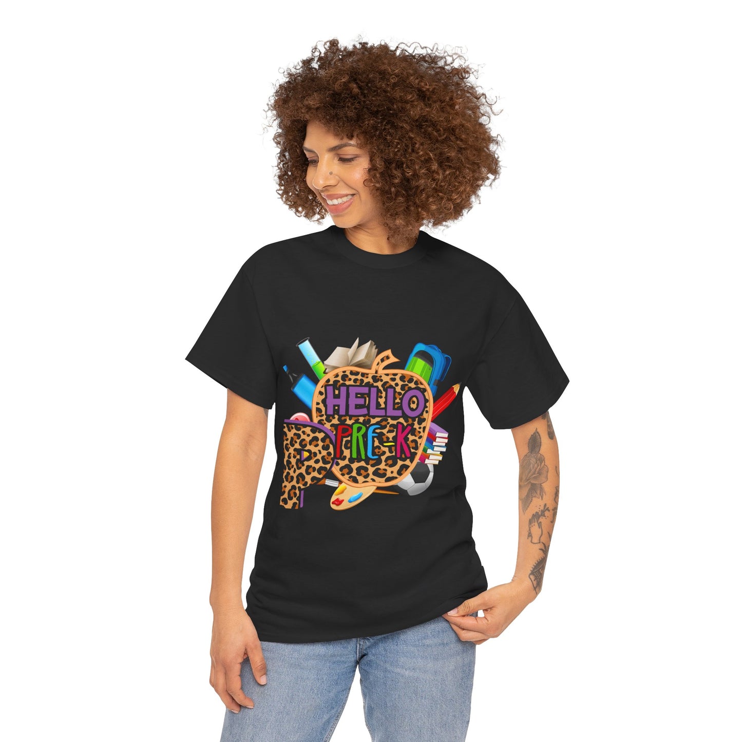 Hello Pre K Team Prek Back To School Teacher Girls Boys Kids - Unisex Graphic T-Shirt