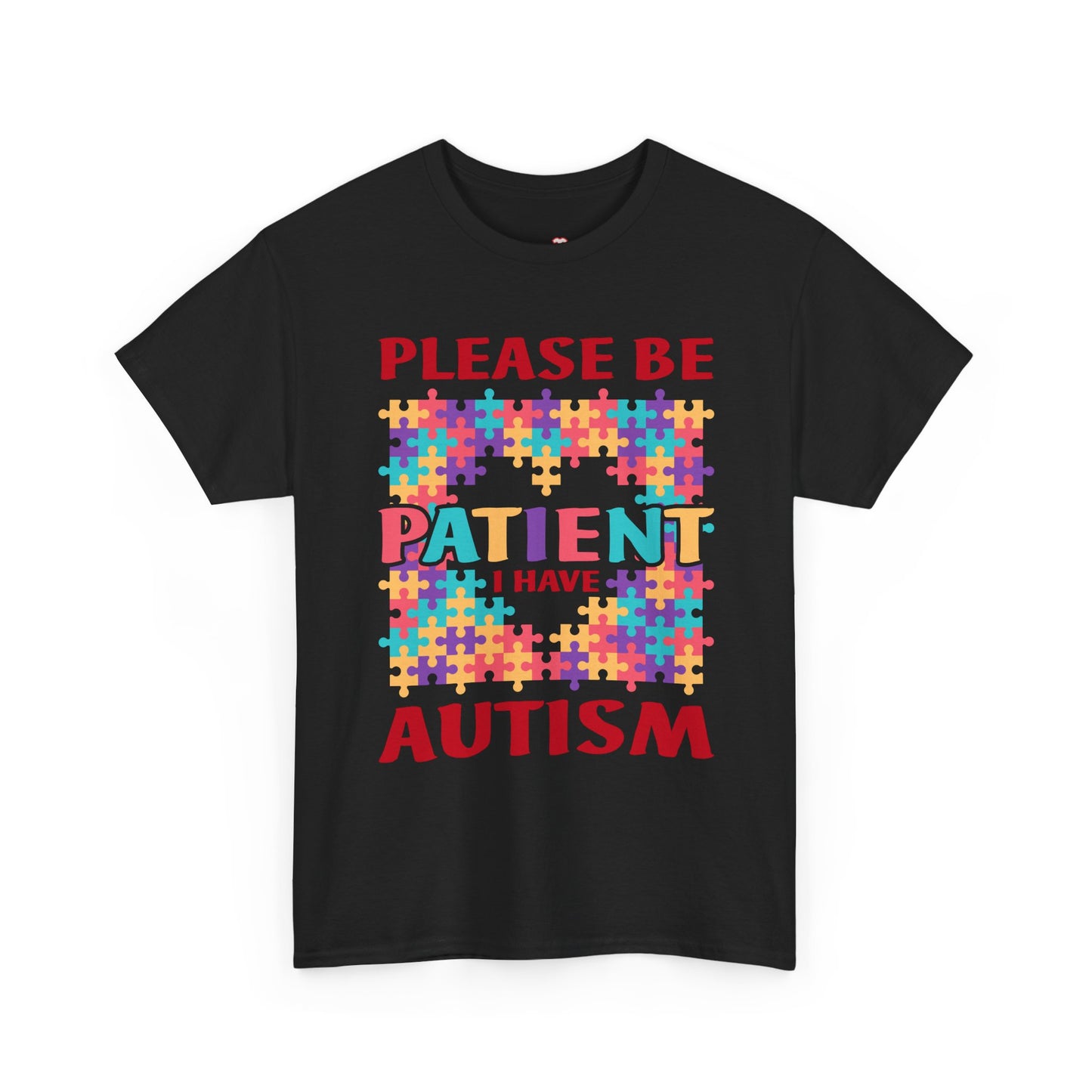 Please Be Patient I Have Autism Puzzle Hand Gift - Unisex T-Shirt