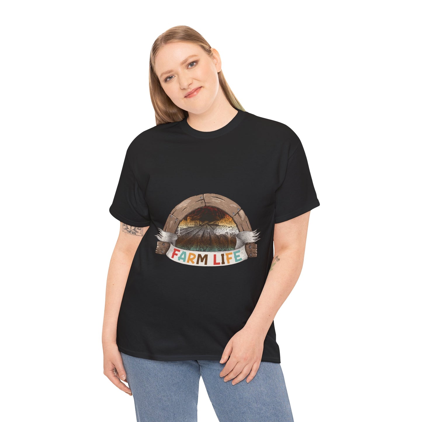 Retro Vintage Farm Life Farming Tractor Family Farmer Gift - Unisex Graphic T-Shirt