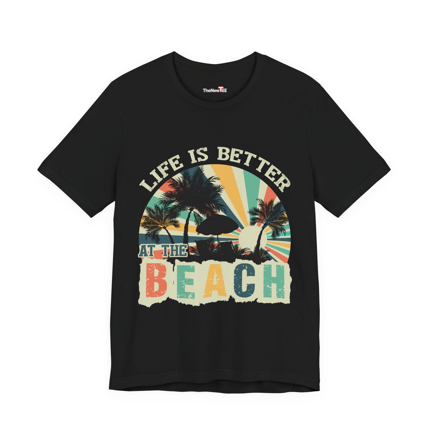 Life Is Better At The Beach Retro Summer T-shirt