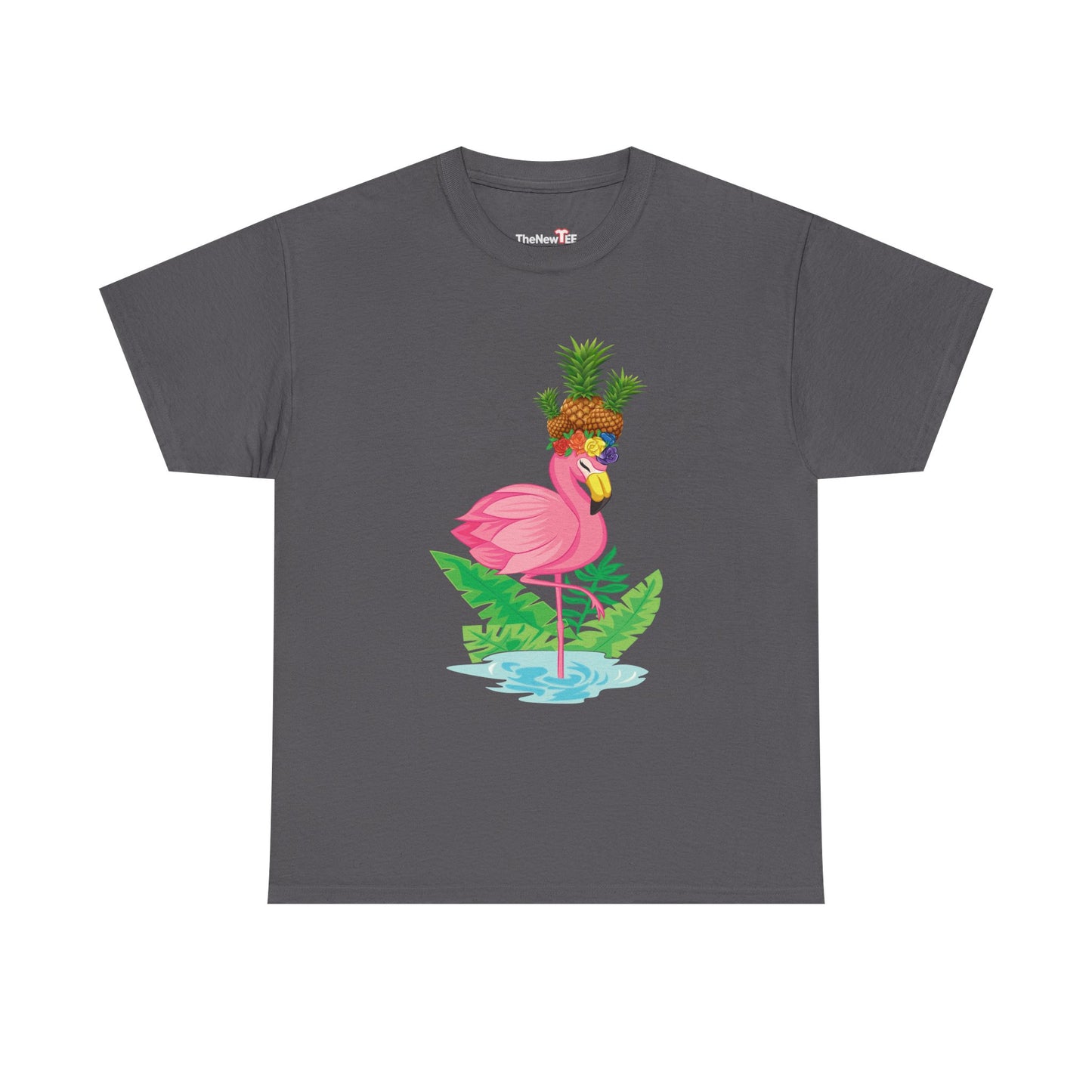 Funny Flamingo Pineapple Pun Lover Gift Pine Mingo - Unisex T-Shirt