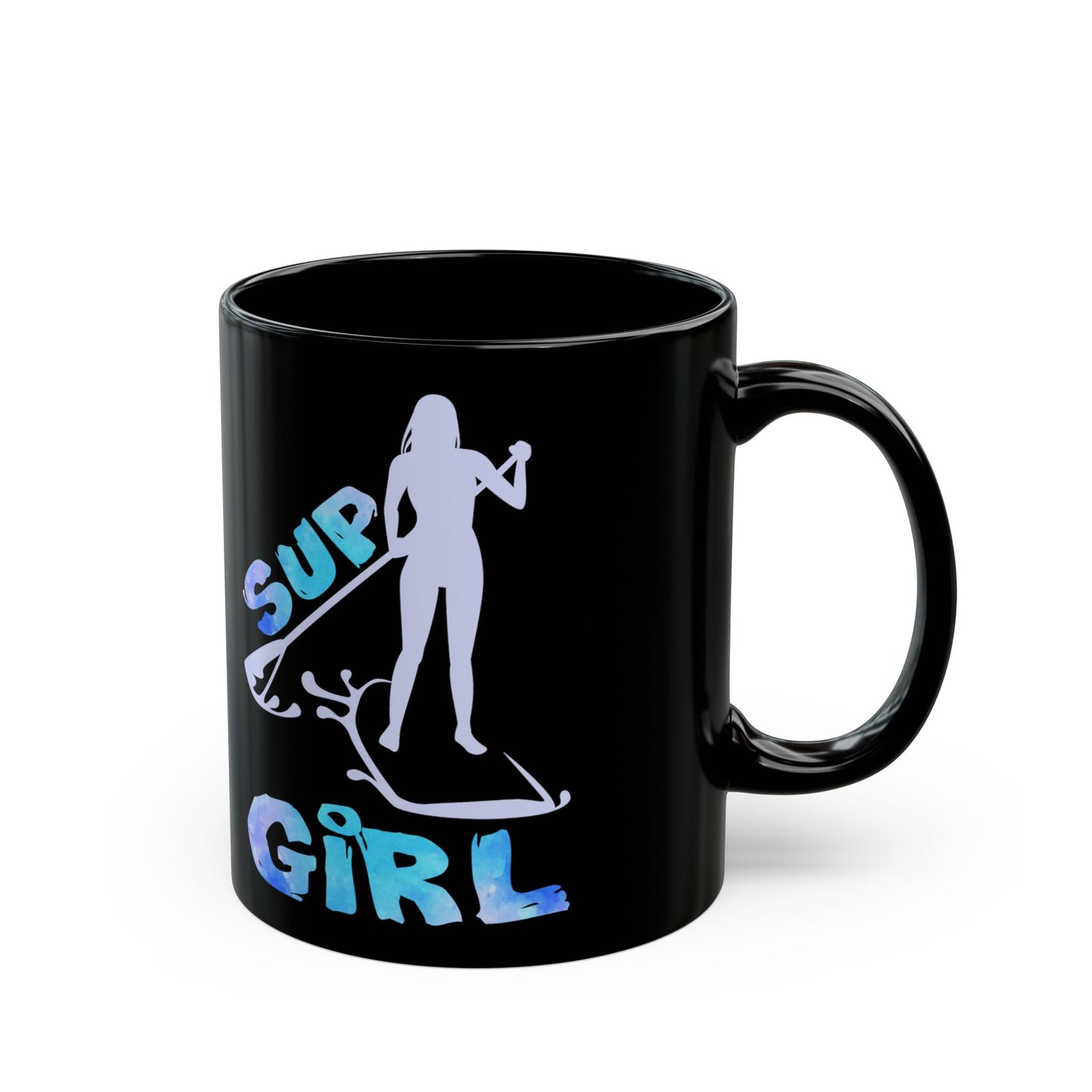 Sup Girl Sup Paddle Board - Black Mug