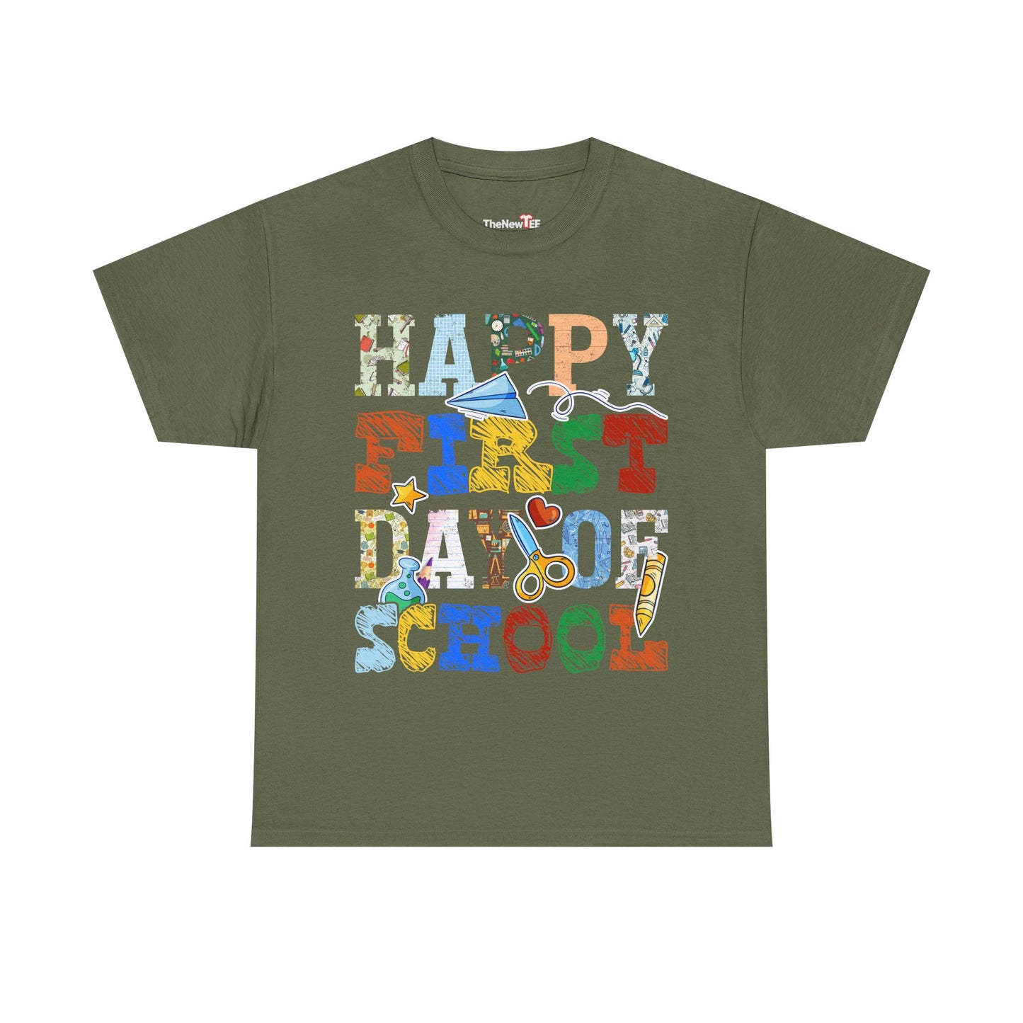 Happy First Day Of School Teacher Back To School Student - Unisex Graphic T-Shirt
