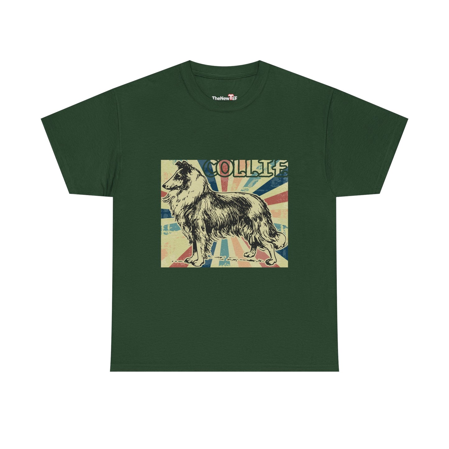 Smooth Collie Vintage Style Dog - Unisex T-Shirt