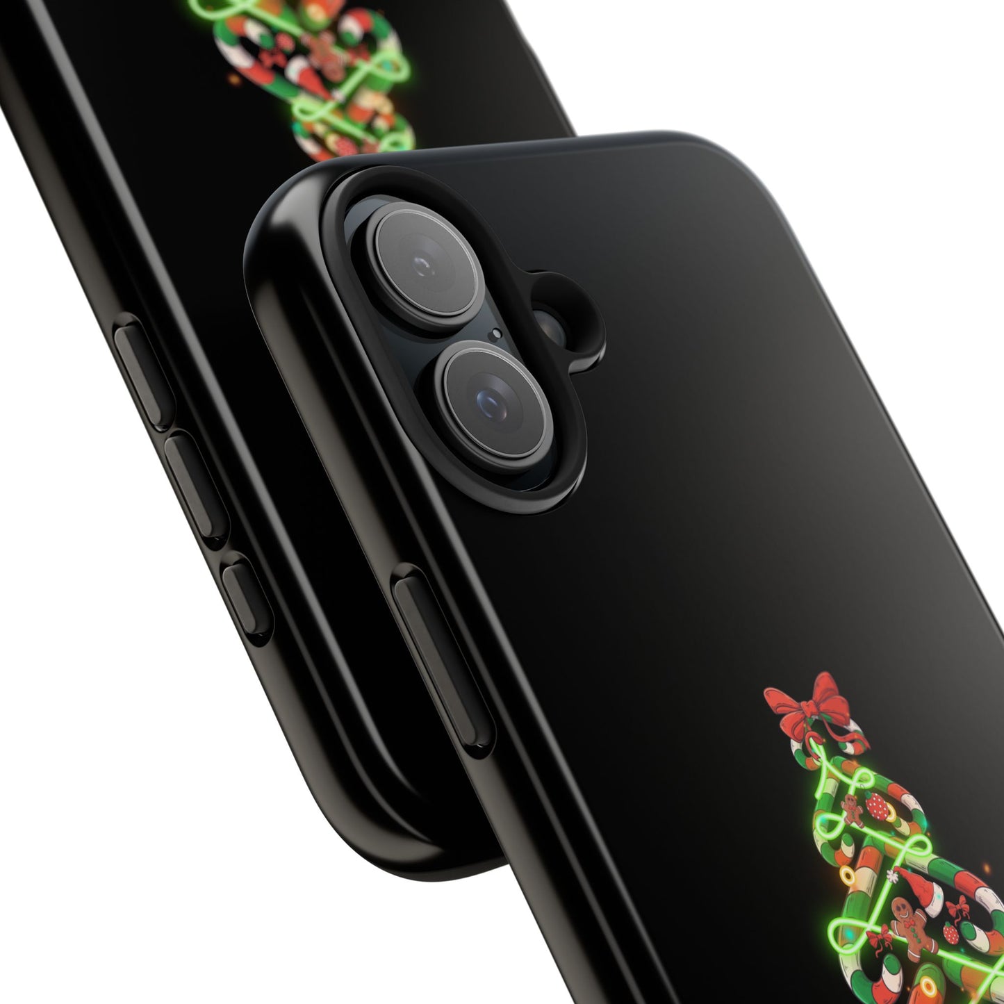 Christmas Candy Cane Xmas Tree Light Gifts - Tough Phone Case