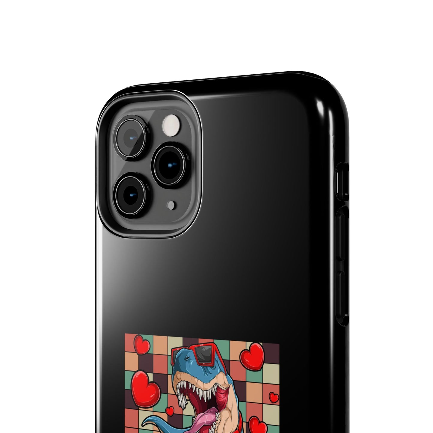 'Lovesaurus' Cute T-Rex Valentine Design - Tough Phone Case