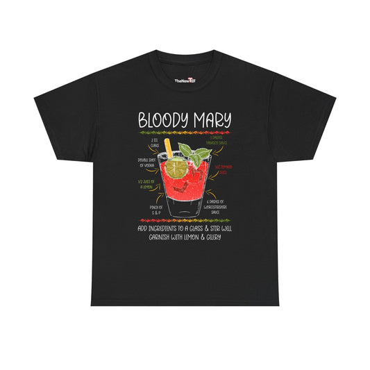 Bloody Mary Recipe Barkeeper Gift Barman - Unisex T-Shirt