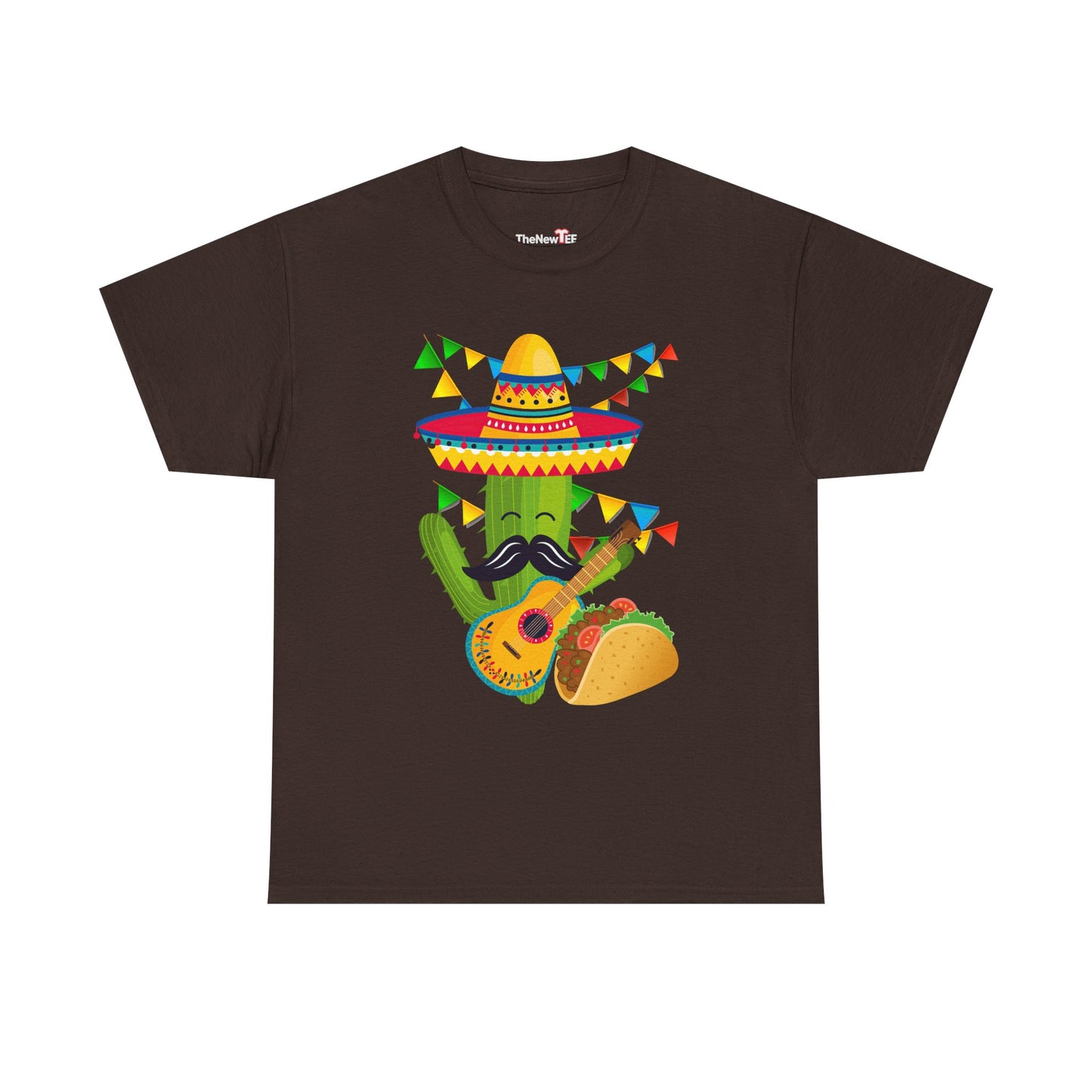 Guitar Mexico Fiesta Cactus Guitarist Sombrero Cinco De Mayo - Unisex T-Shirt