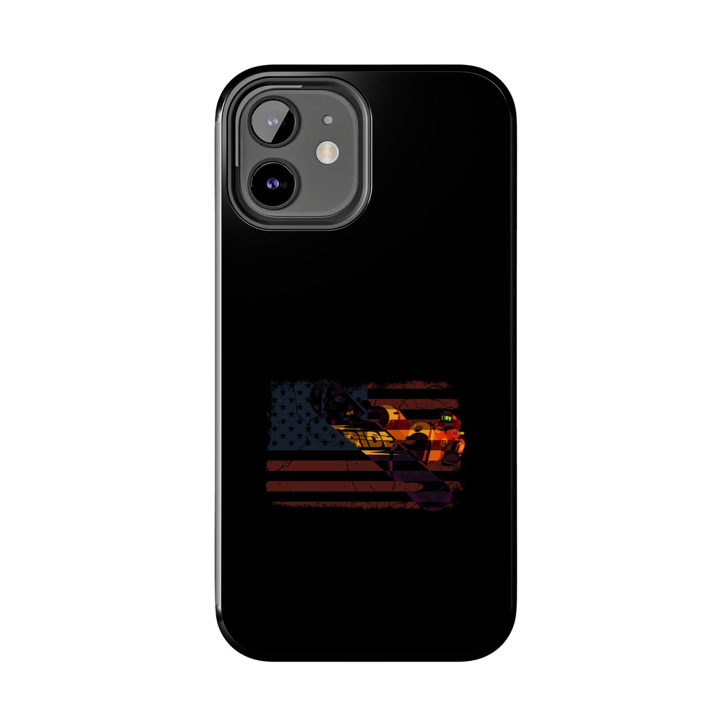 American Flag Camouflage Snowboarding Snowboarder Snowboard Tough Phone Case