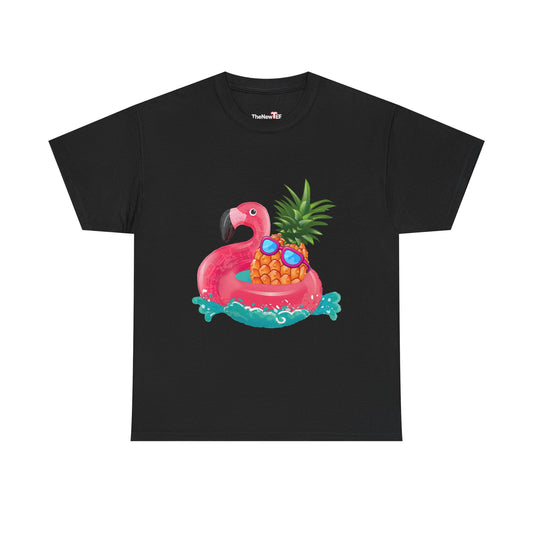 Funny Flamingo Pineapple Pun Lover Gift Pine Mingo - Unisex T-Shirt