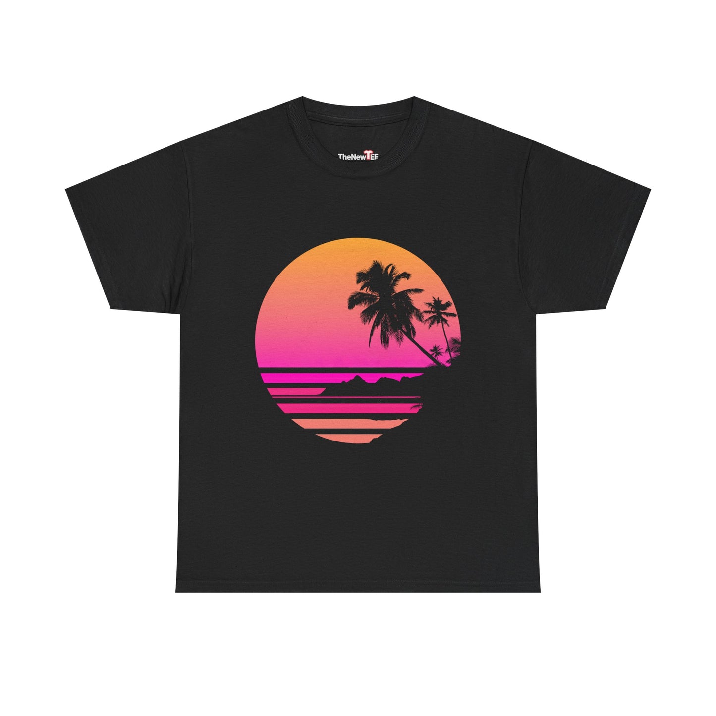 Palm Tree Shirt Tropical Beach Vintage Retro Style 70S 80S - Unisex T-Shirt