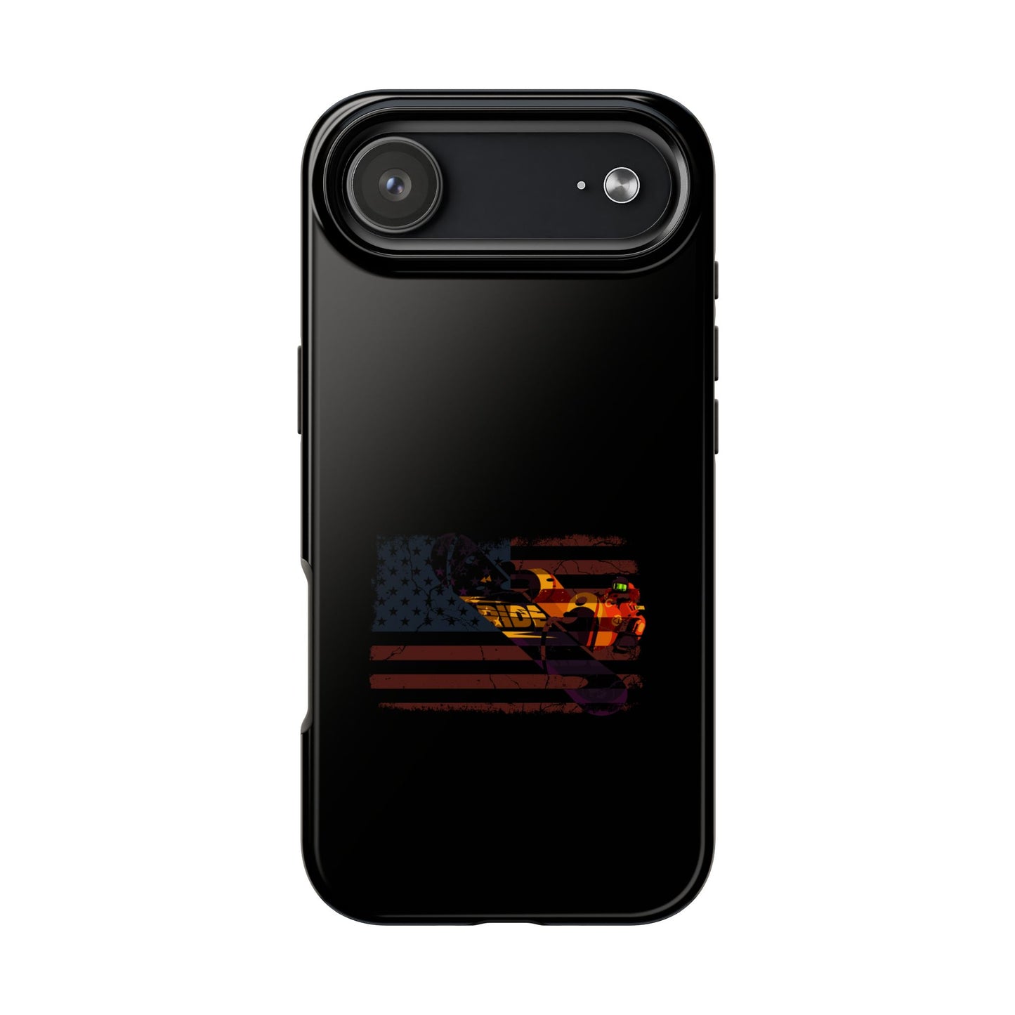 American Flag Camouflage Snowboarding Snowboarder Snowboard Tough Phone Case