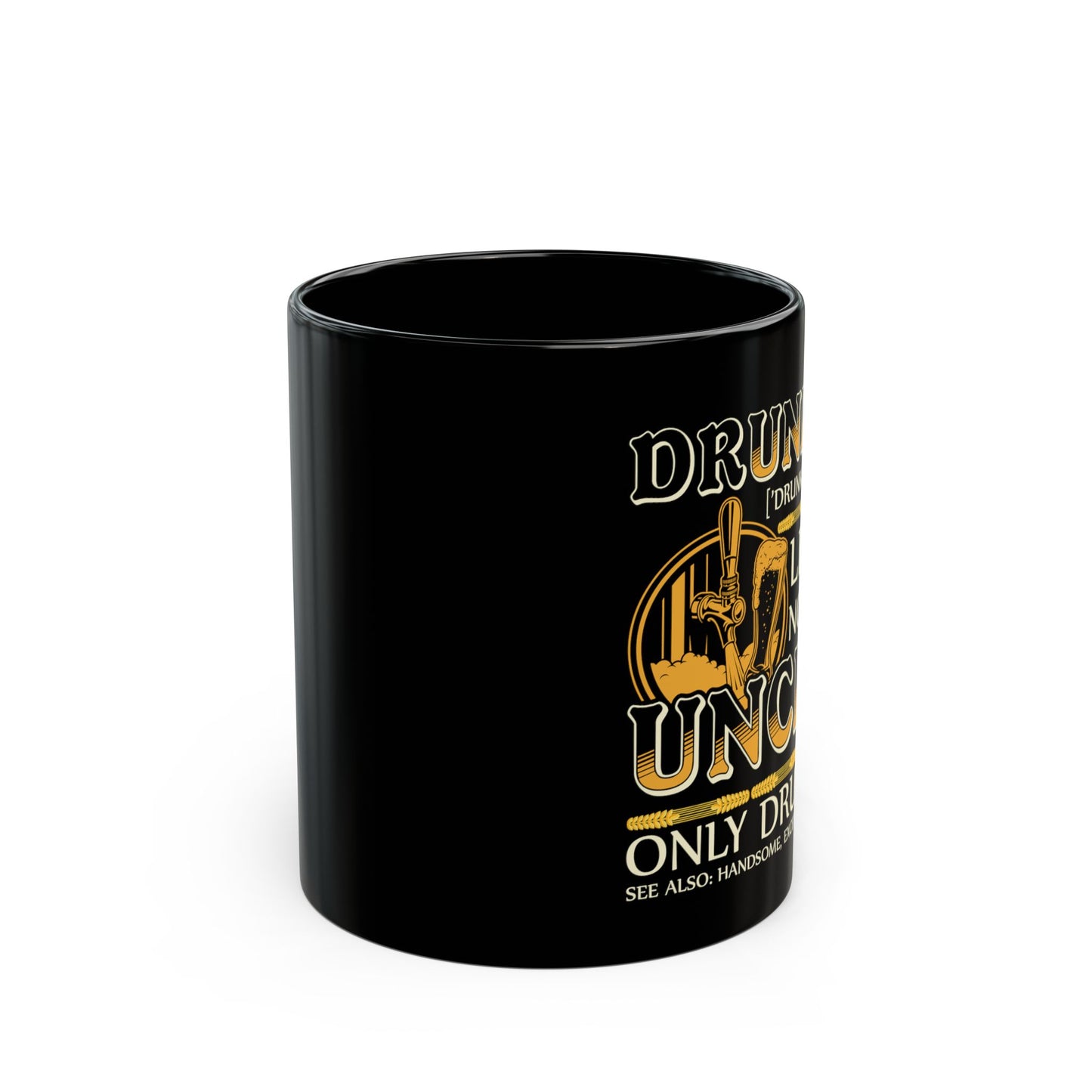 Druncle Beer - Black Mug