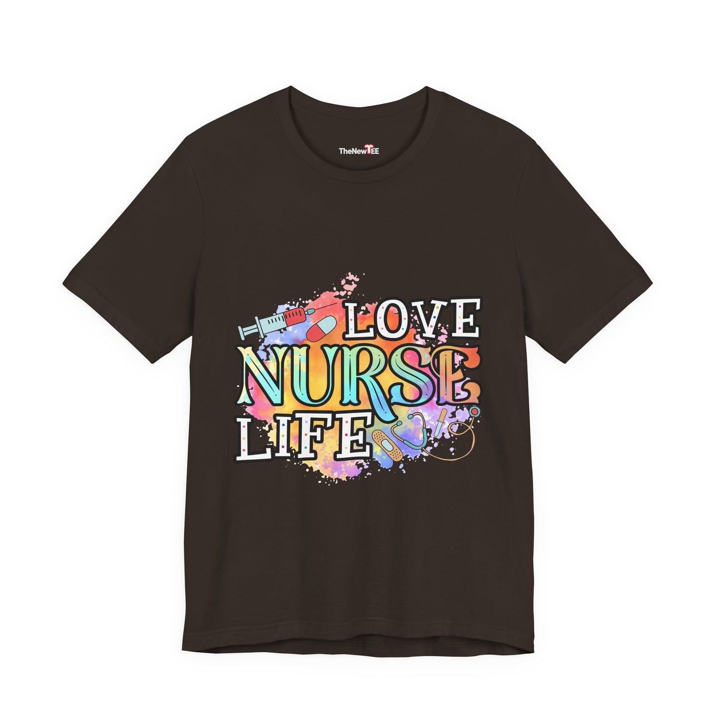 LOVE NURSE LIFE Watercolor Healthcare T-shirt